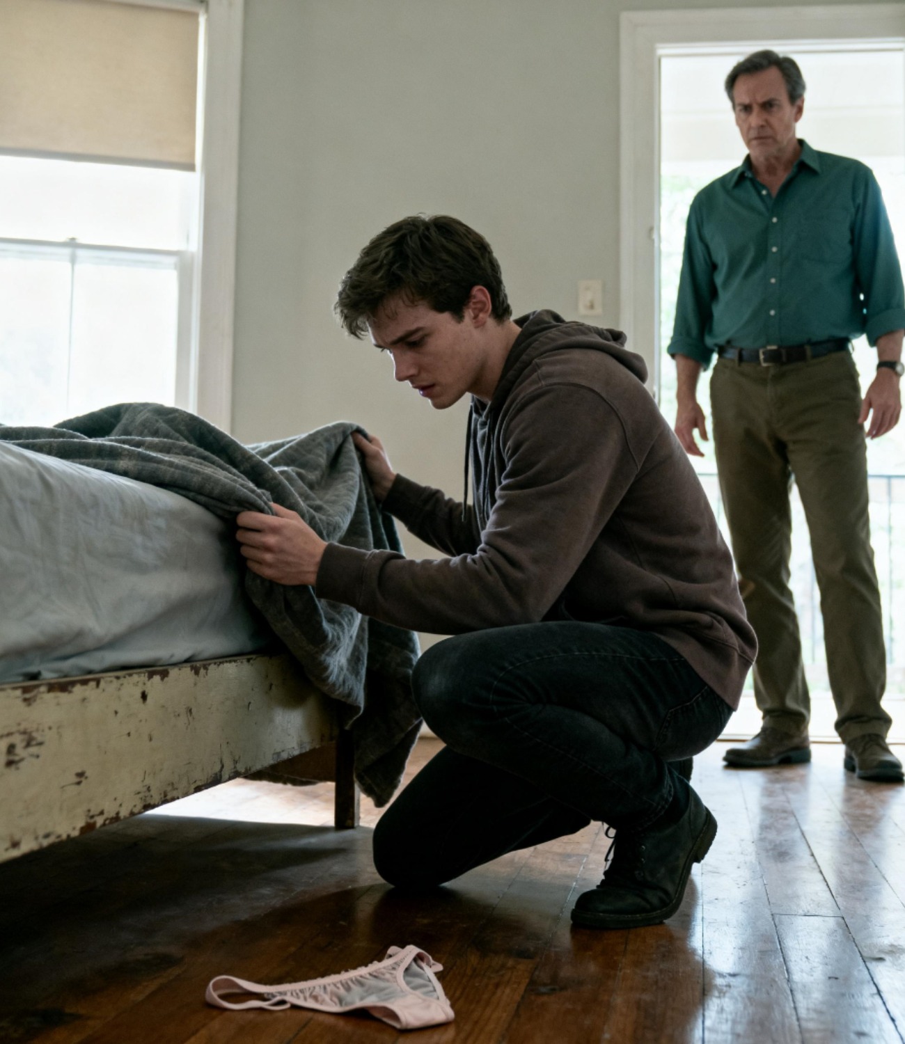 Missing for 14 years… her younger brother found a pink embroidered garment under the grandfather’s mattress, and in that instant, everything the family had buried began to breathe again.