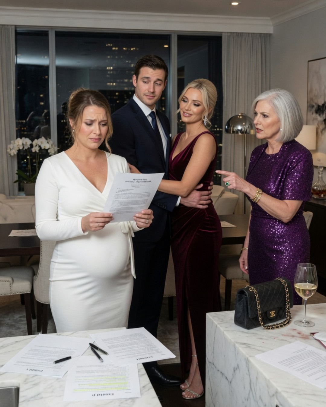 Five minutes after signing the divorce papers, I walked out of the courthouse with only my son. Behind me, my ex-husband, his mistress, and his family were already celebrating their “new beginning”… until his phone rang.