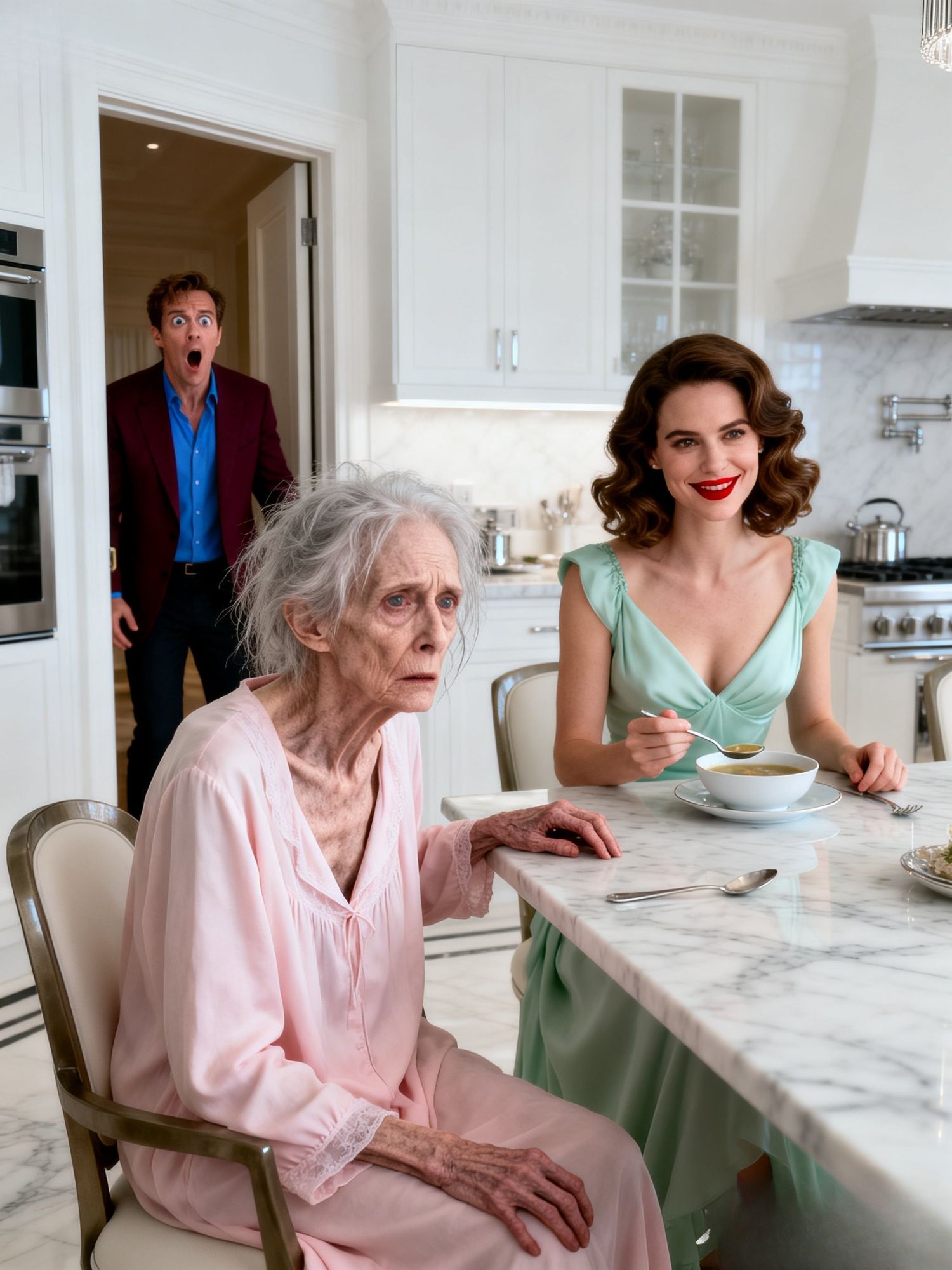 The millionaire’s mother was losing weight every day — until her son arrived and saw what his wife was doing… There are deaths that don’t come all at once; they come by the spoonful.