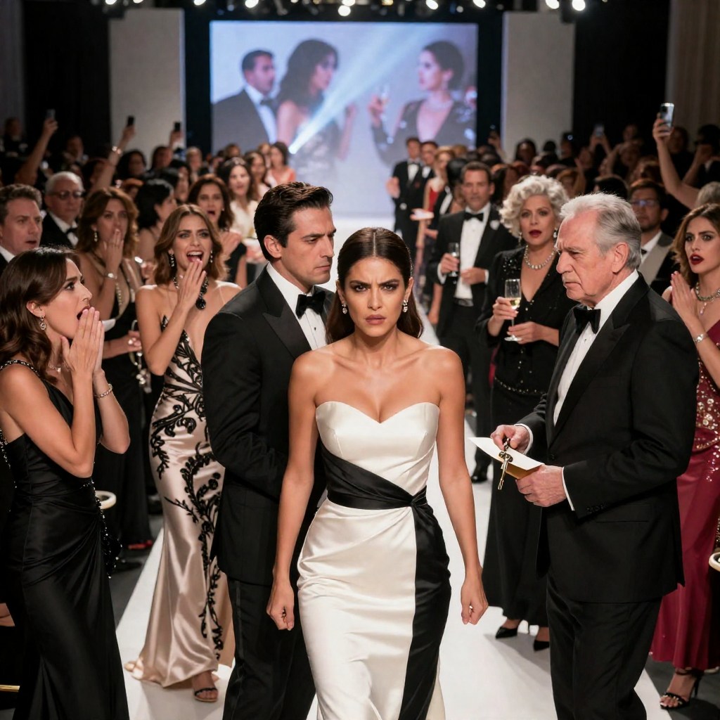 My husband humiliated me in the middle of a luxury fashion show in Upper East Side with my dress and his mistress, but that same night my father left me the key to destroy them.