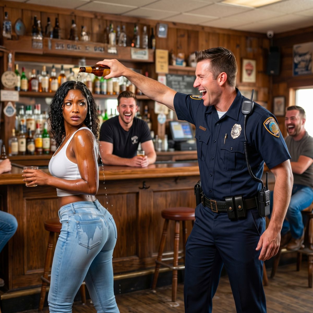 I sat alone at a small-town bar the night before taking command as Police Captain…