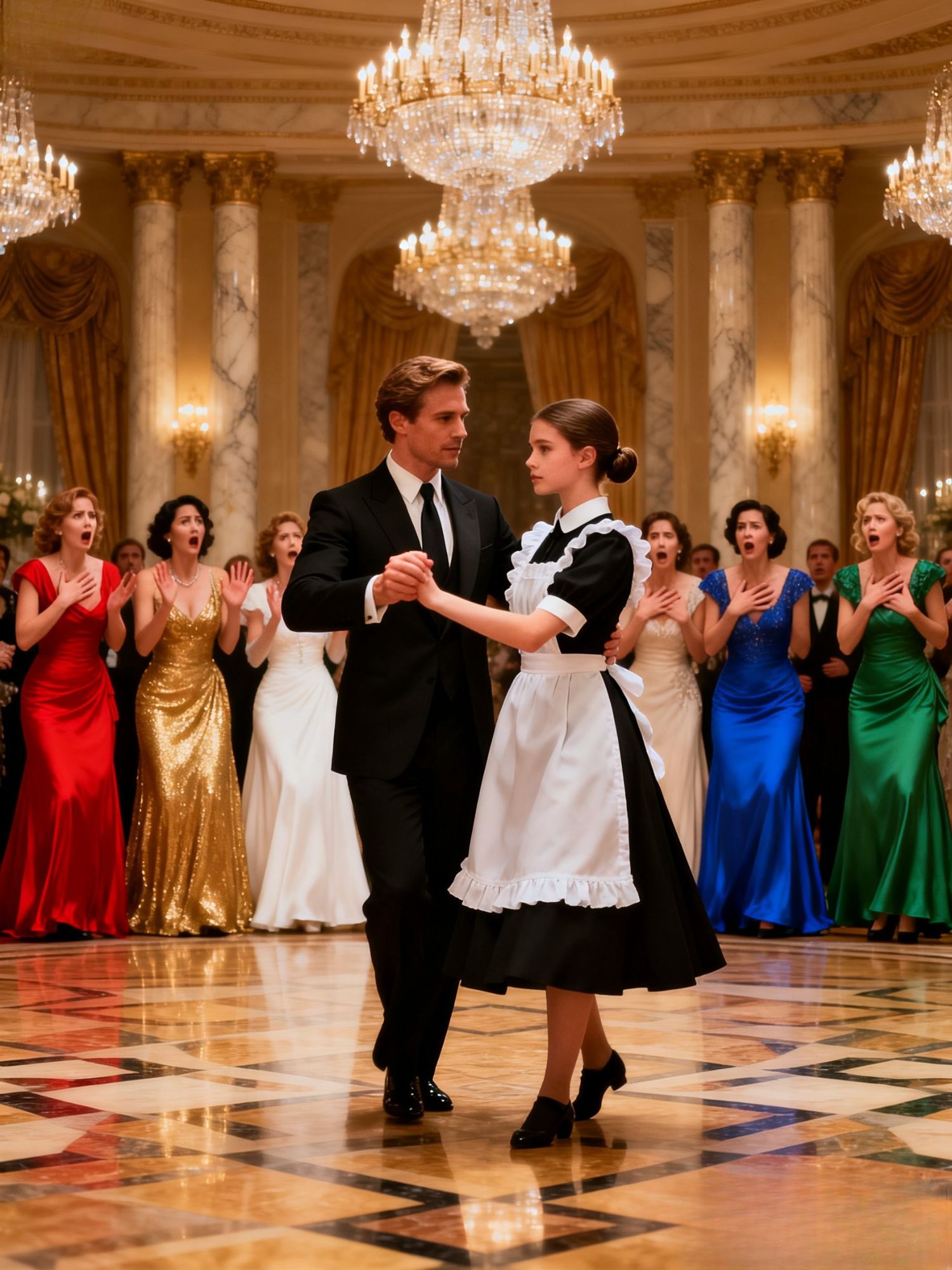 The Millionaire Didn’t Want to Dance with Anyone… Until the Employee Walked In with Her Daughter