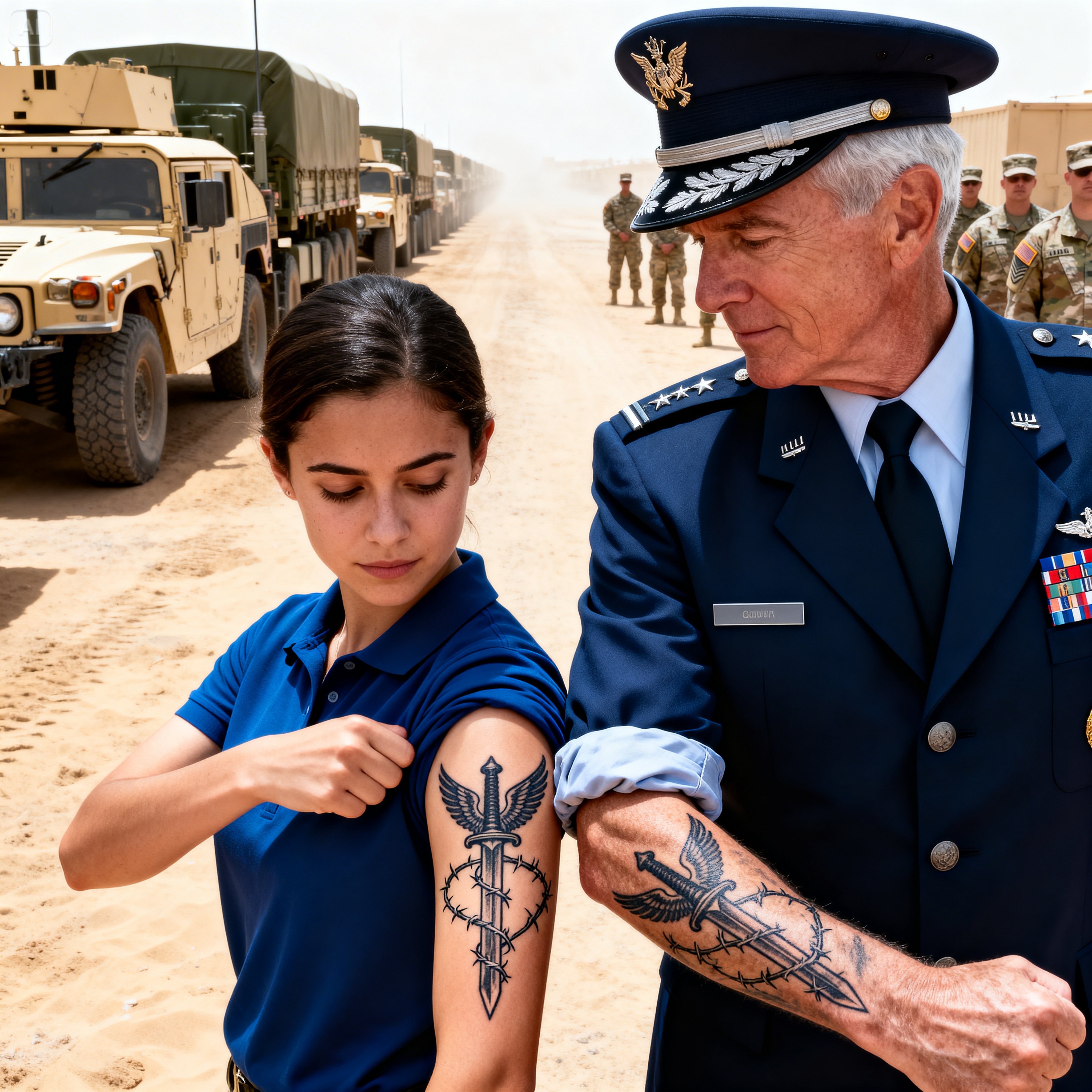 “The Delta soldiers laughed at the civilian in the motor pool until her past paralyzed the entire base.”