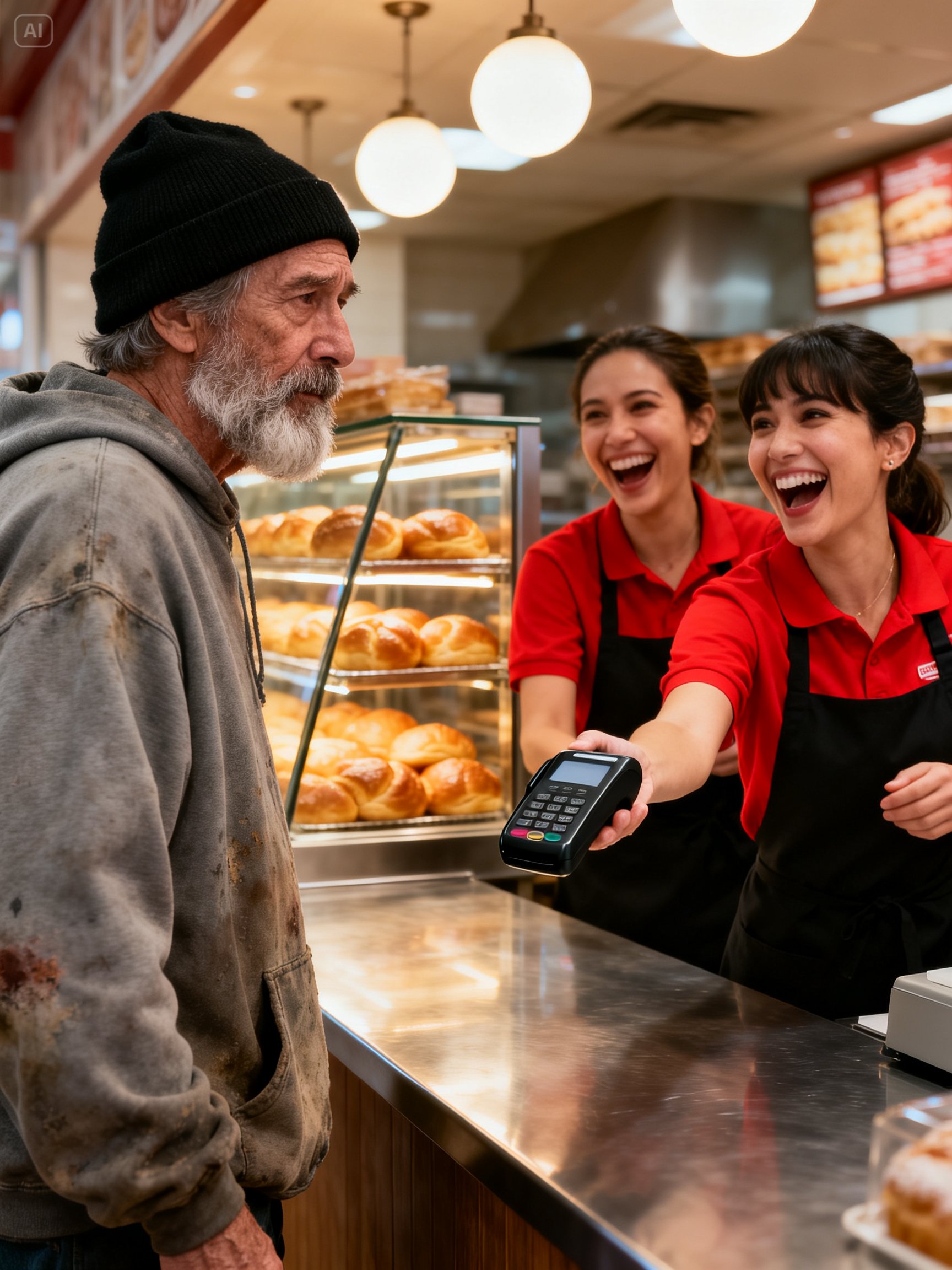 I entered my own restaurant in disguise and heard two cashiers say: “Today we’re finally going to sink the old man.” What I discovered about the man washing dishes was so cruel that everything exploded that very morning.