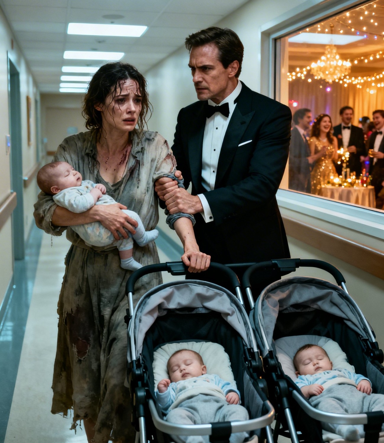 MY HUSBAND NEVER KNEW I WAS THE ANONYMOUS BILLIONAIRE BEHIND THE COMPANY HE WAS CELEBRATING THAT NIGHT. TO HIM, I WAS JUST THE “TIRED AND BROKEN” WIFE WHO HAD “LET HERSELF GO” AFTER GIVING BIRTH TO TWINS. THEN HE KICKED ME OUT OF HIS GALA… AND THE NEXT MORNING, HE FOUND ME SITTING AT THE HEAD OF THE BOARDROOM TABLE.