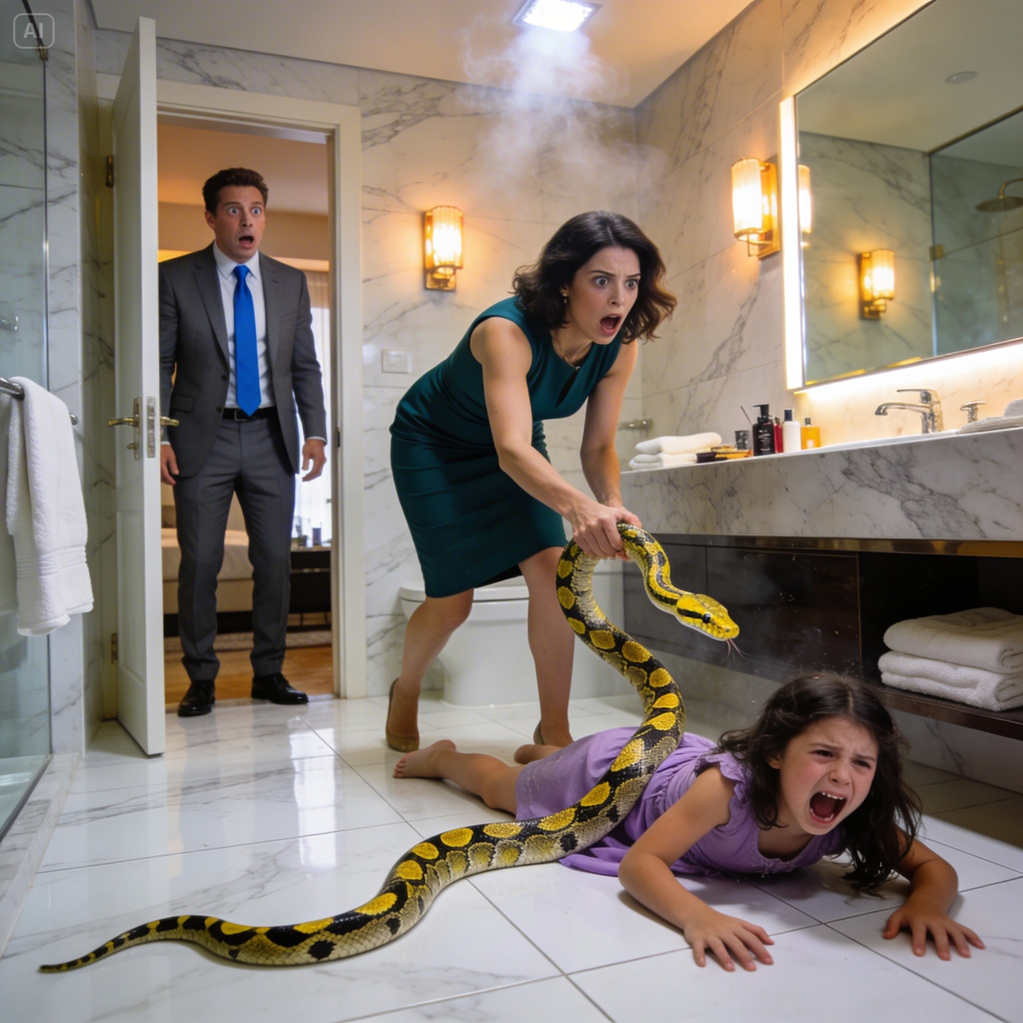 The day I kicked down the bathroom door at a McDonald’s and found my little girl cornered against the tiles, my new wife didn’t cry or plead; she just smiled and said, “You weren’t supposed to hear that.” At that moment, I had to wonder: how long had my daughter been begging for mercy while I called that woman “family”?