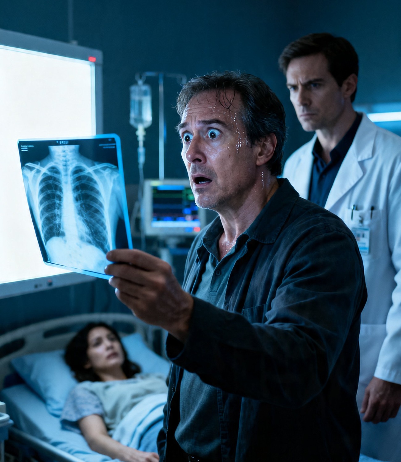 Every morning, my husband would beat me and drag me out because I couldn’t give him a son… Until one day, I collapsed in the middle of the yard from the unbearable pain. He took me to the hospital and pretended I had fallen down the stairs. But what he never imagined was that, when the doctor handed him the results, the X-ray left him petrified.