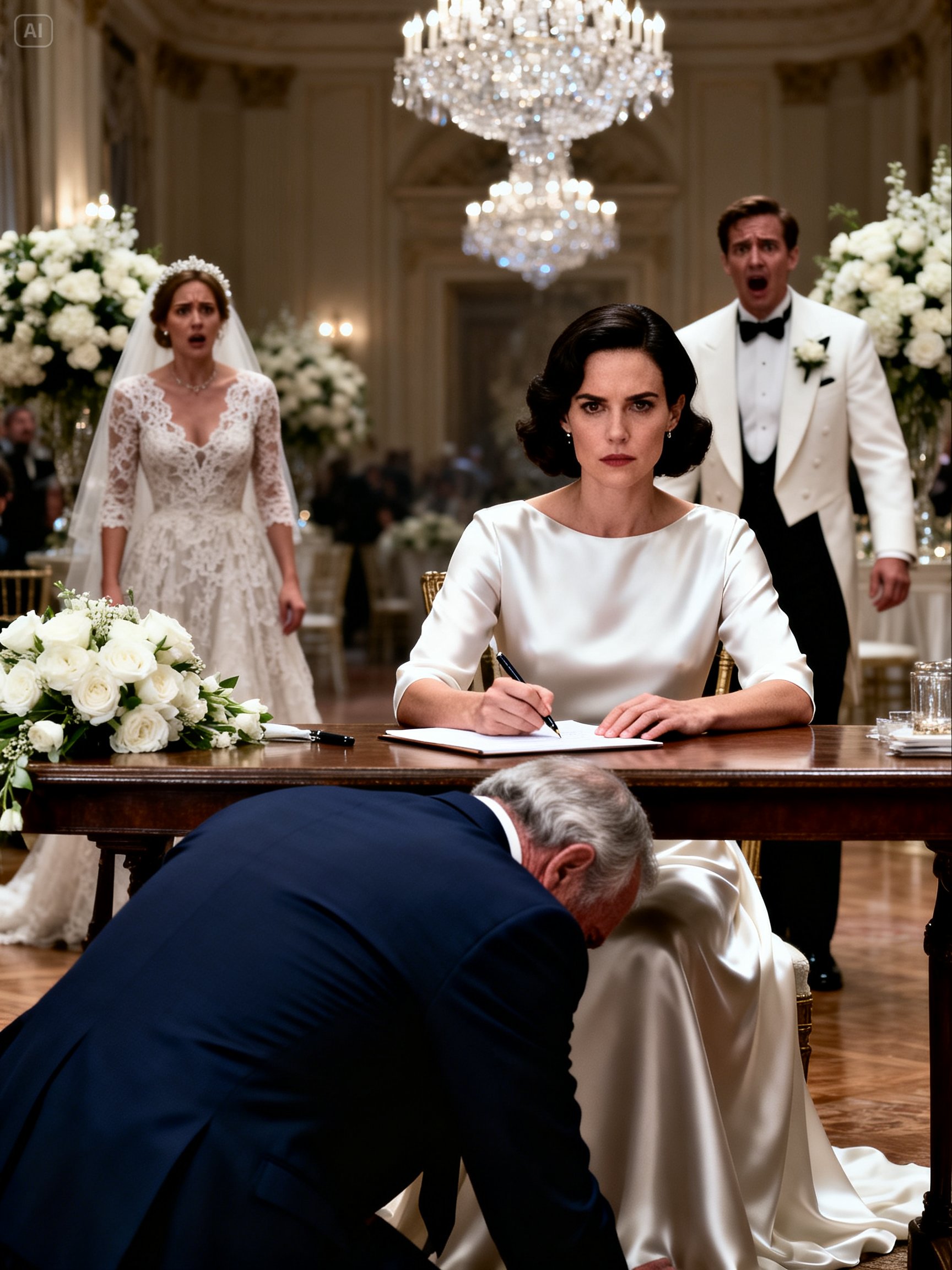 “If anyone asks, say you just work at the courthouse,” my brother requested before introducing me to his fiancée’s family. But when his future father-in-law approached with a glass in hand, he recognized me instantly… and the entire room realized the depth of the humiliation my family had prepared for me.