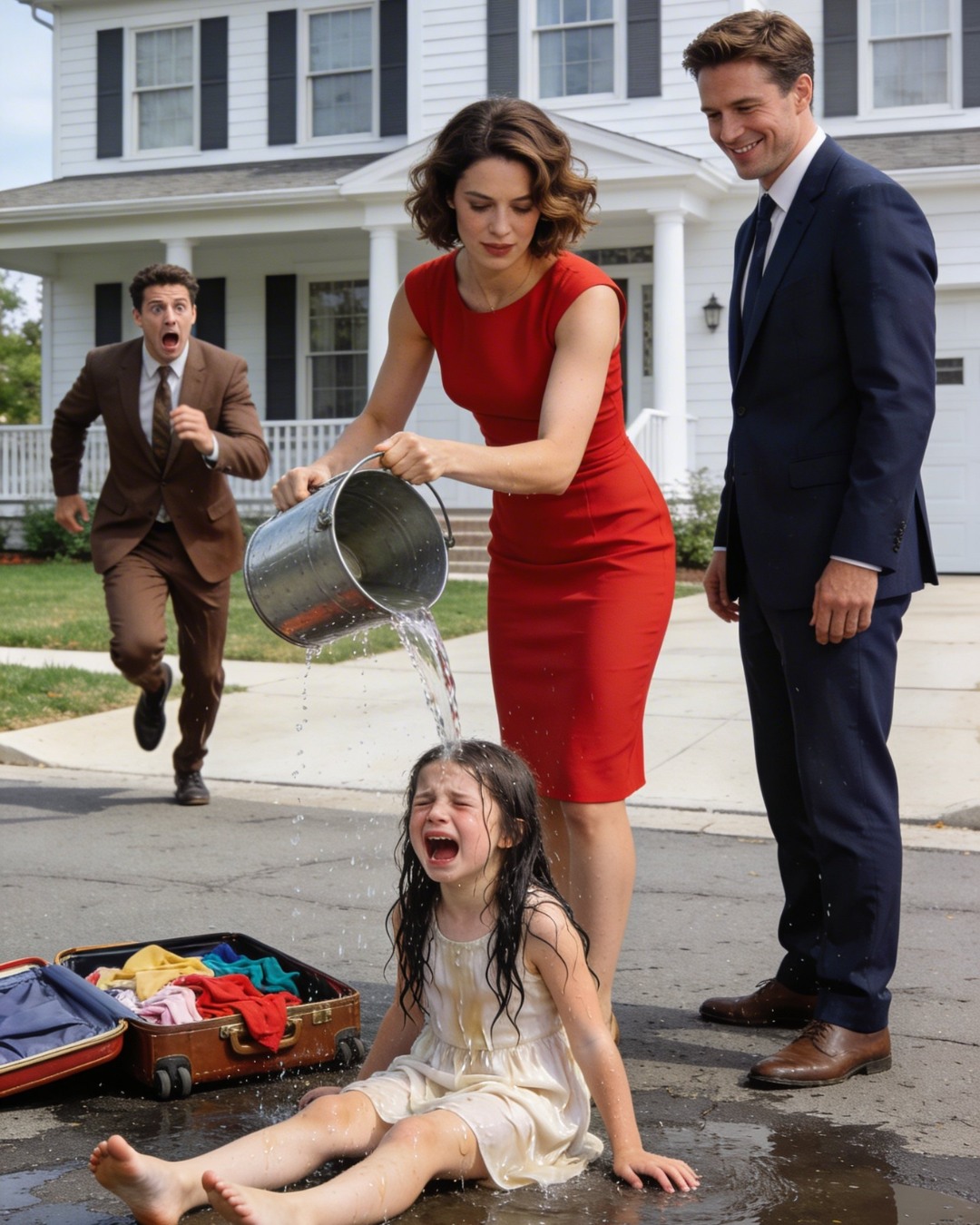 A little girl was kicked out of her home