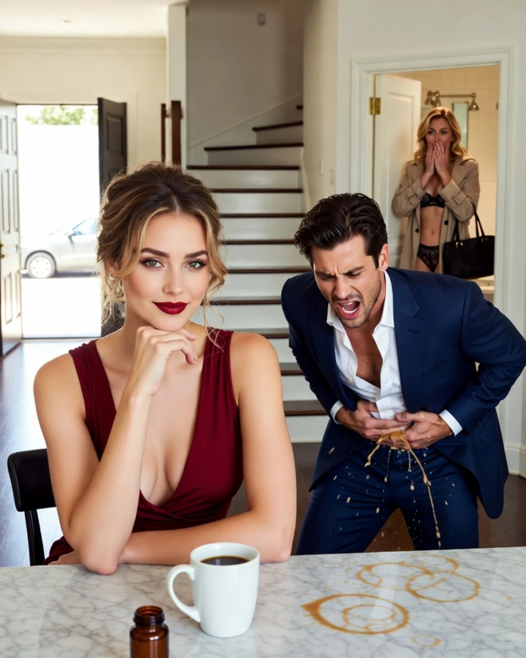 “I slipped laxatives into my husband’s coffee right before his date with his mistress… but what followed was much more brutal than I could have ever imagined.