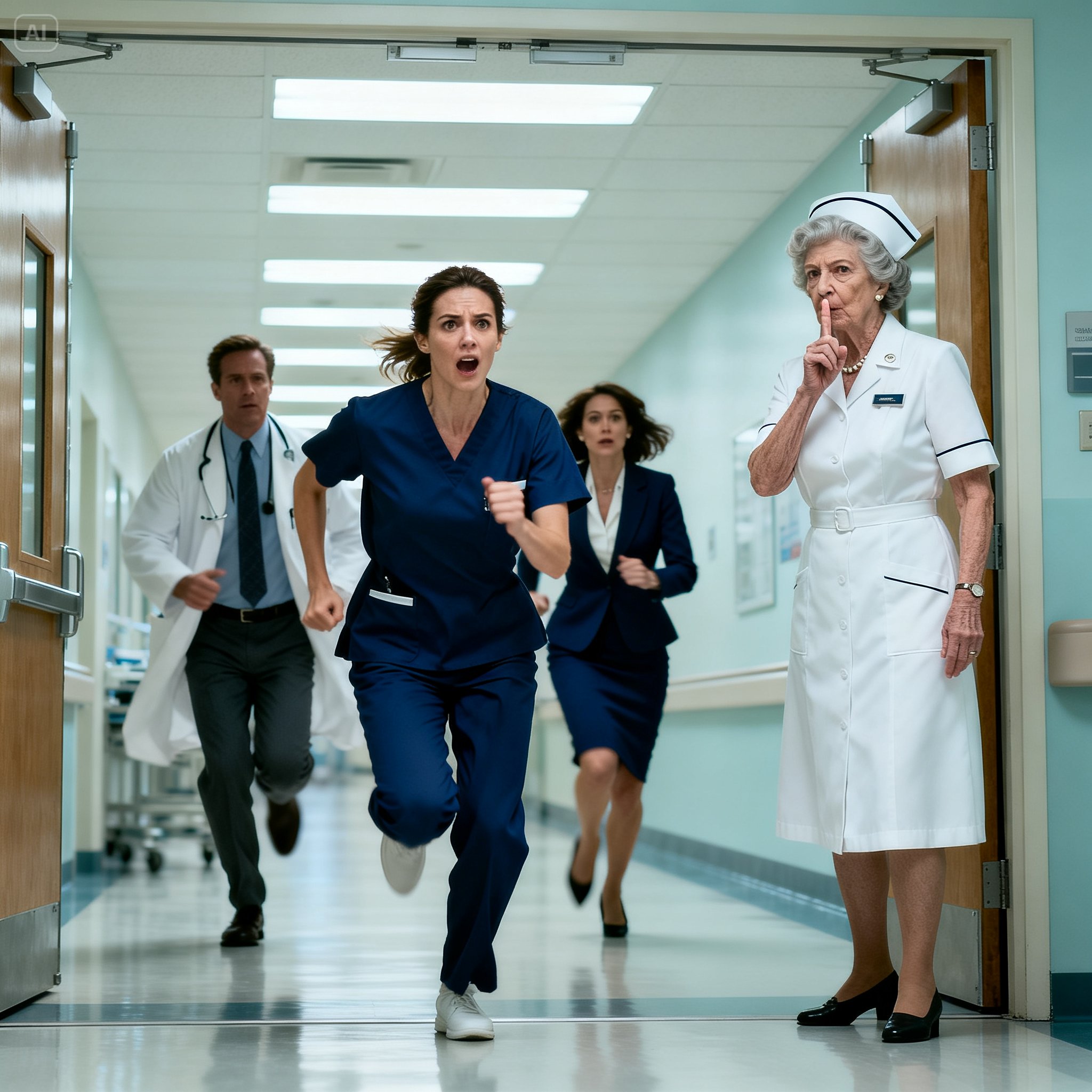 THE DAY I RUSHED TO THE HOSPITAL TO SEE MY HUSBAND IN INTENSIVE CARE, A NURSE WHISPERED TO ME: “HIDE. NOW.” WHAT I HEARD FROM BEHIND THAT DOOR MADE ME UNDERSTAND THEY DIDN’T WANT TO SAVE ME… THEY WANTED TO ERASE ME.