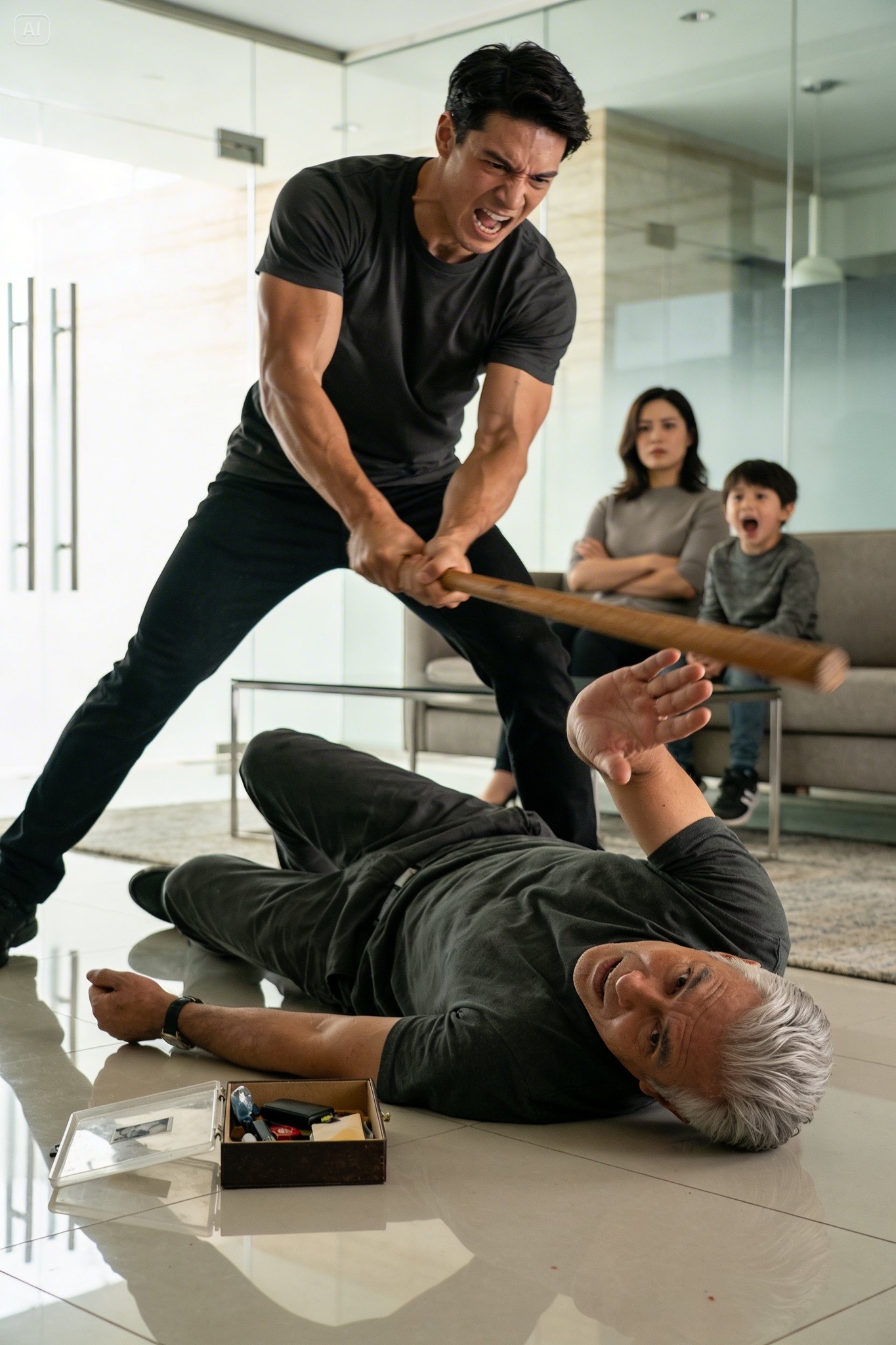 My son ab:used me for years, right in front of his wife and child… and they even cheered him on with applause.