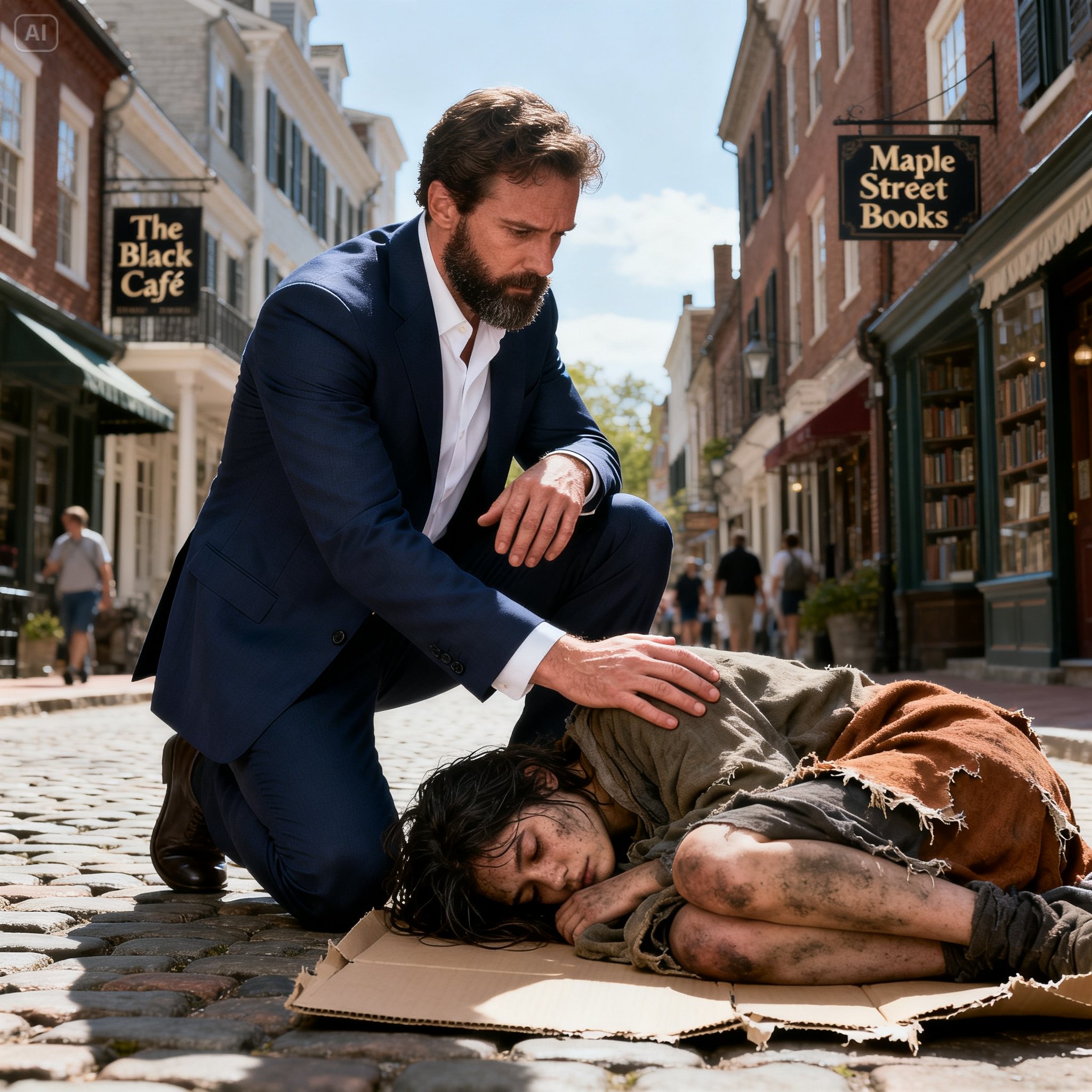 MILLIONAIRE Finds His Former Love Sleeping on the Street and Discovers an Unforgivable Family Secret