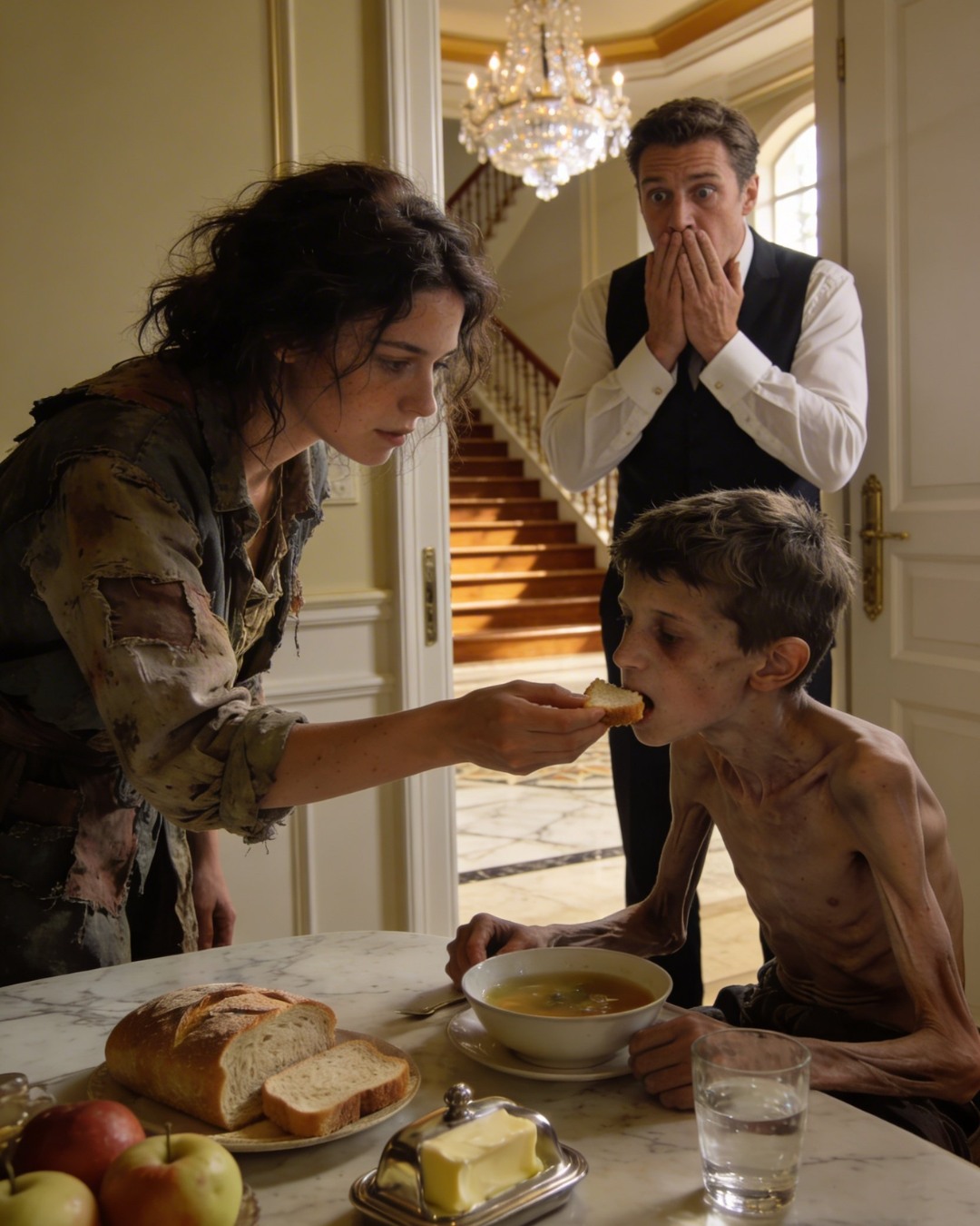 THE BILLIONAIRE’S DAUGHTER HADN’T EATEN IN TWO WEEKS, UNTIL THE POOREST NEW EMPLOYEE ARRIVED…