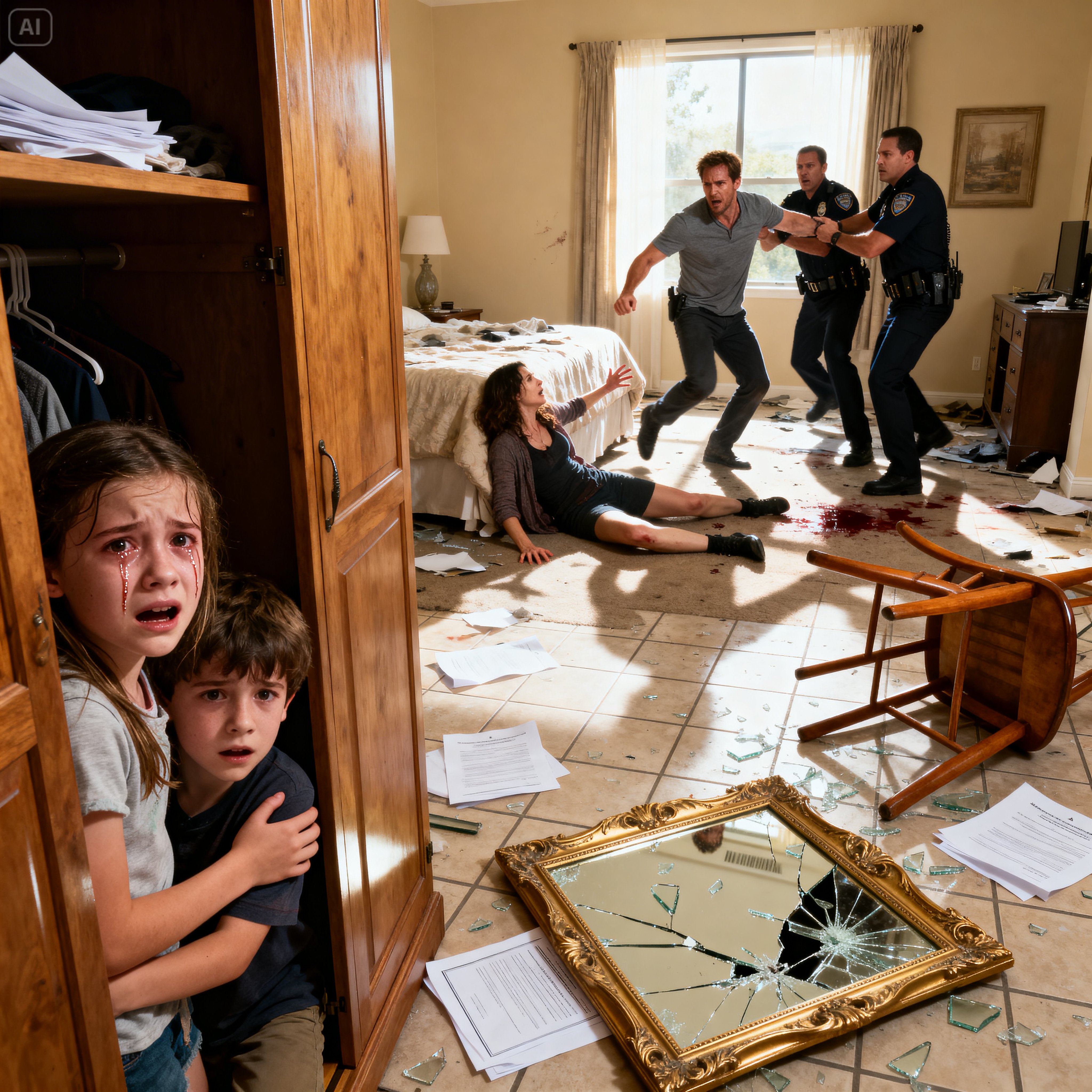 A terrified girl called 911: “My dad and his friend are drunk… they’re doing it to mom again!” When the police arrived minutes later, what they found inside left them paralyzed with horror…