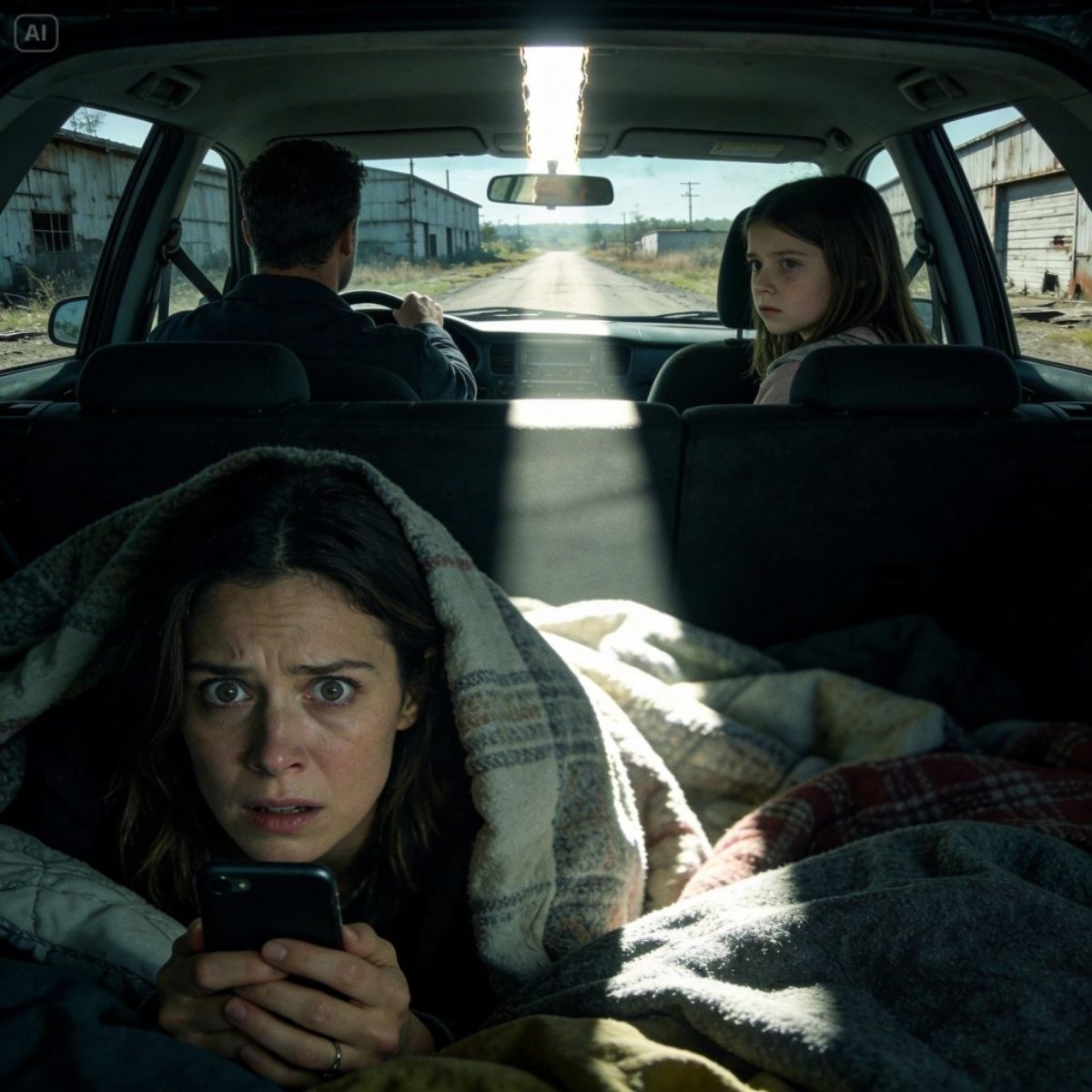 Before leaving for work, my neighbor asked me: “Is your daughter going to miss school again today?” I replied: “No, she goes every day.” The neighbor added: “But I always see her leave with your husband during the day.” Feeling that something was wrong, I took the day off the following morning and hid in the trunk of the car. Then the car started moving… toward a place I never imagined.