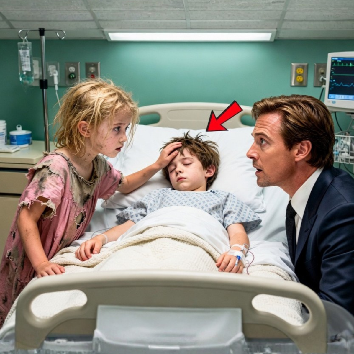 The doctor told the millionaire there was nothing more to be done, but a poor girl intervened…