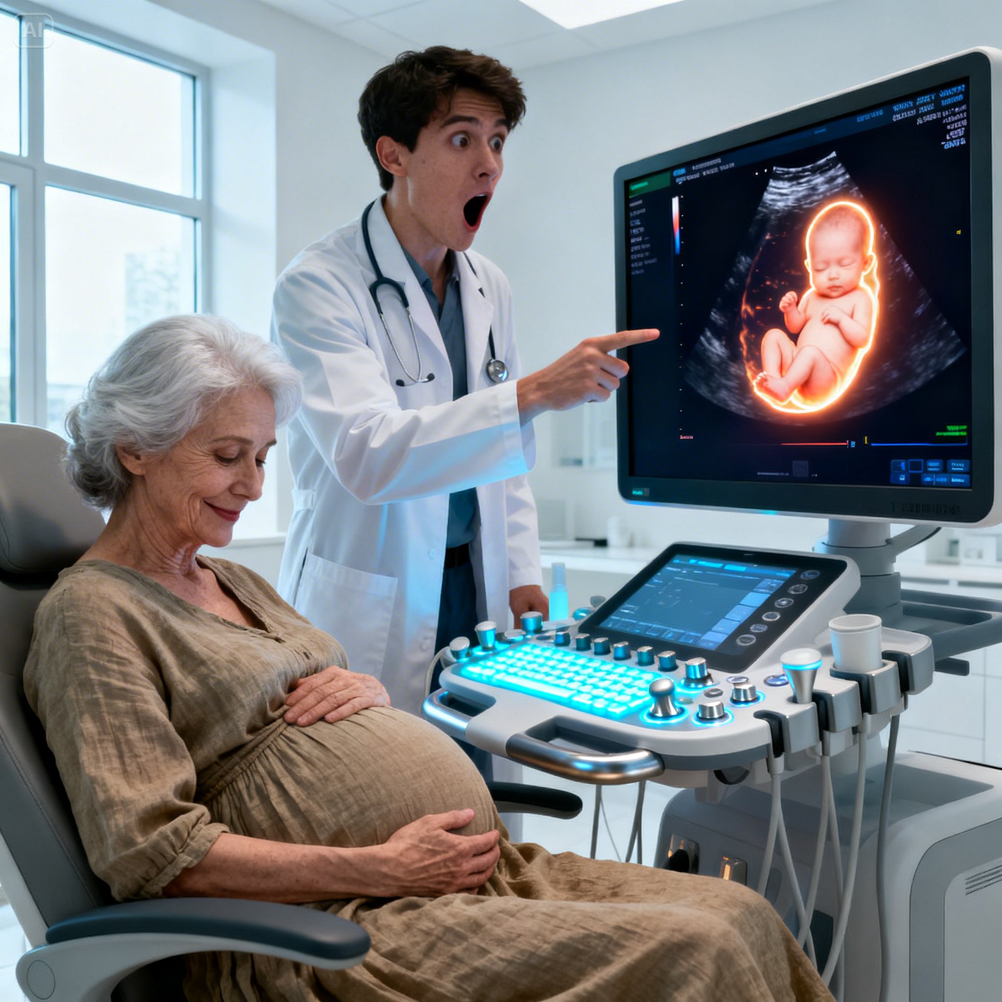 A 66-year-old woman went to the gynecologist claiming to be in her ninth month of pregnancy—but when the doctor examined her, he was horrified by what he saw.