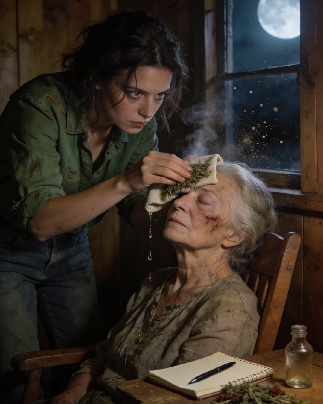 Many girls who wanted to marry him failed because he needed someone to care for his mother, not a thin girl just for show; until an obese woman appeared who knew how to cure illnesses and saved his mother.