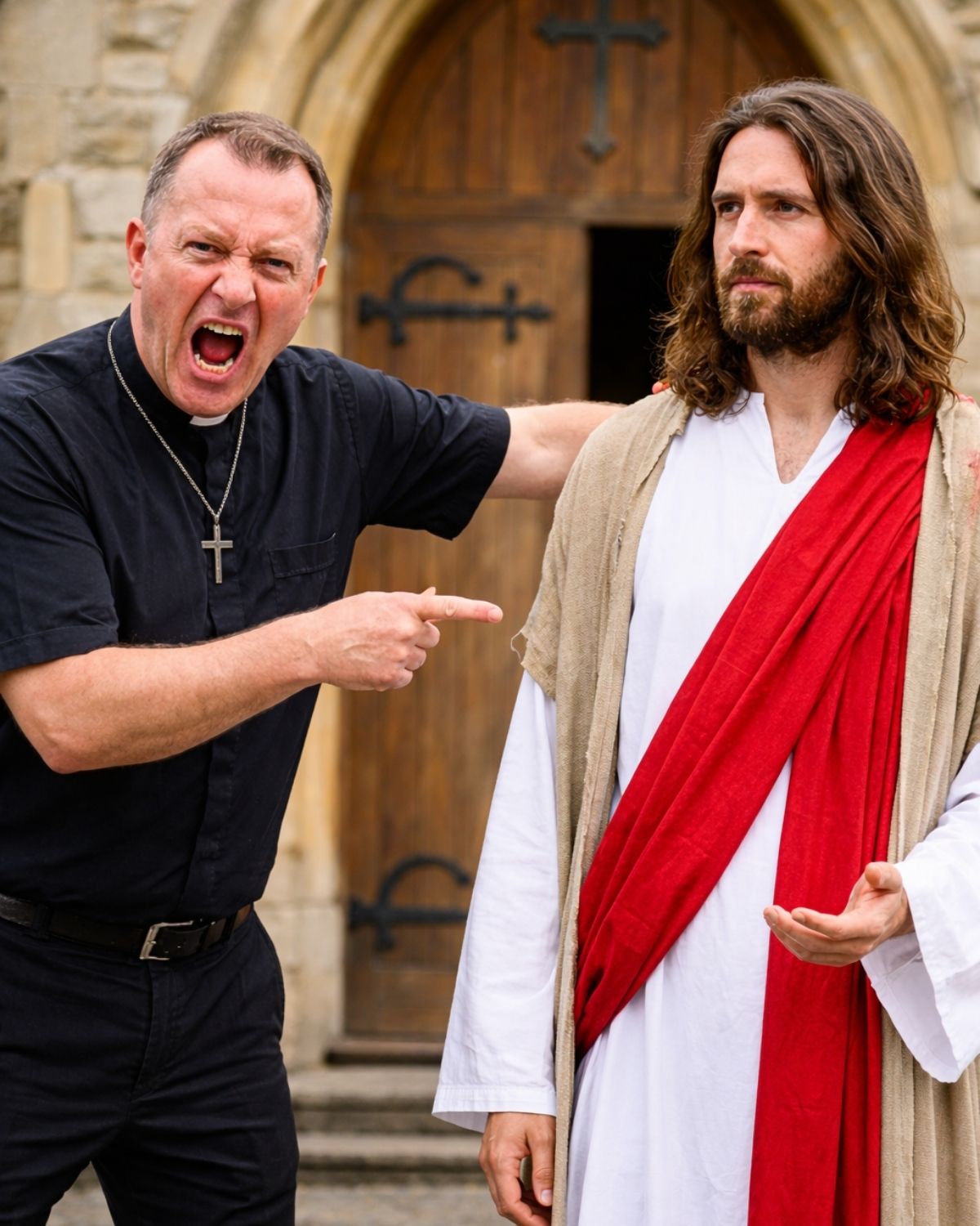 YOU ARE NOT ENTERING MY CHURCH LIKE THAT — THE PASTOR KICKED OUT THE BEGGAR, BUT IT WAS JESUS!