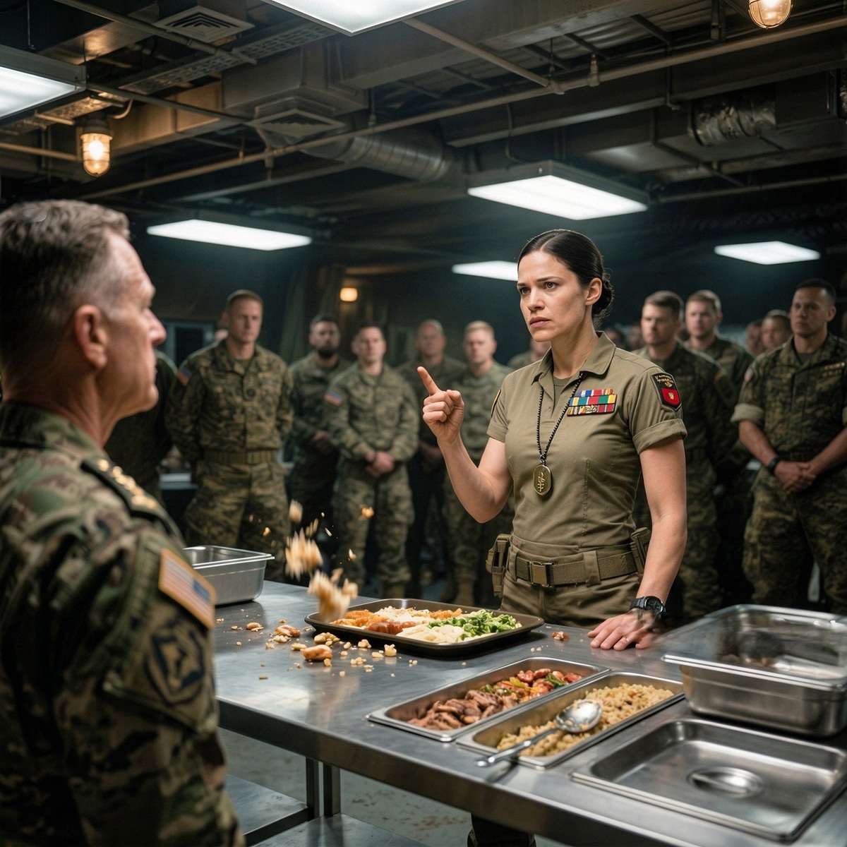She was only the base cook… until she refused to obey a general’s order and proved she had been a SEAL Commander…