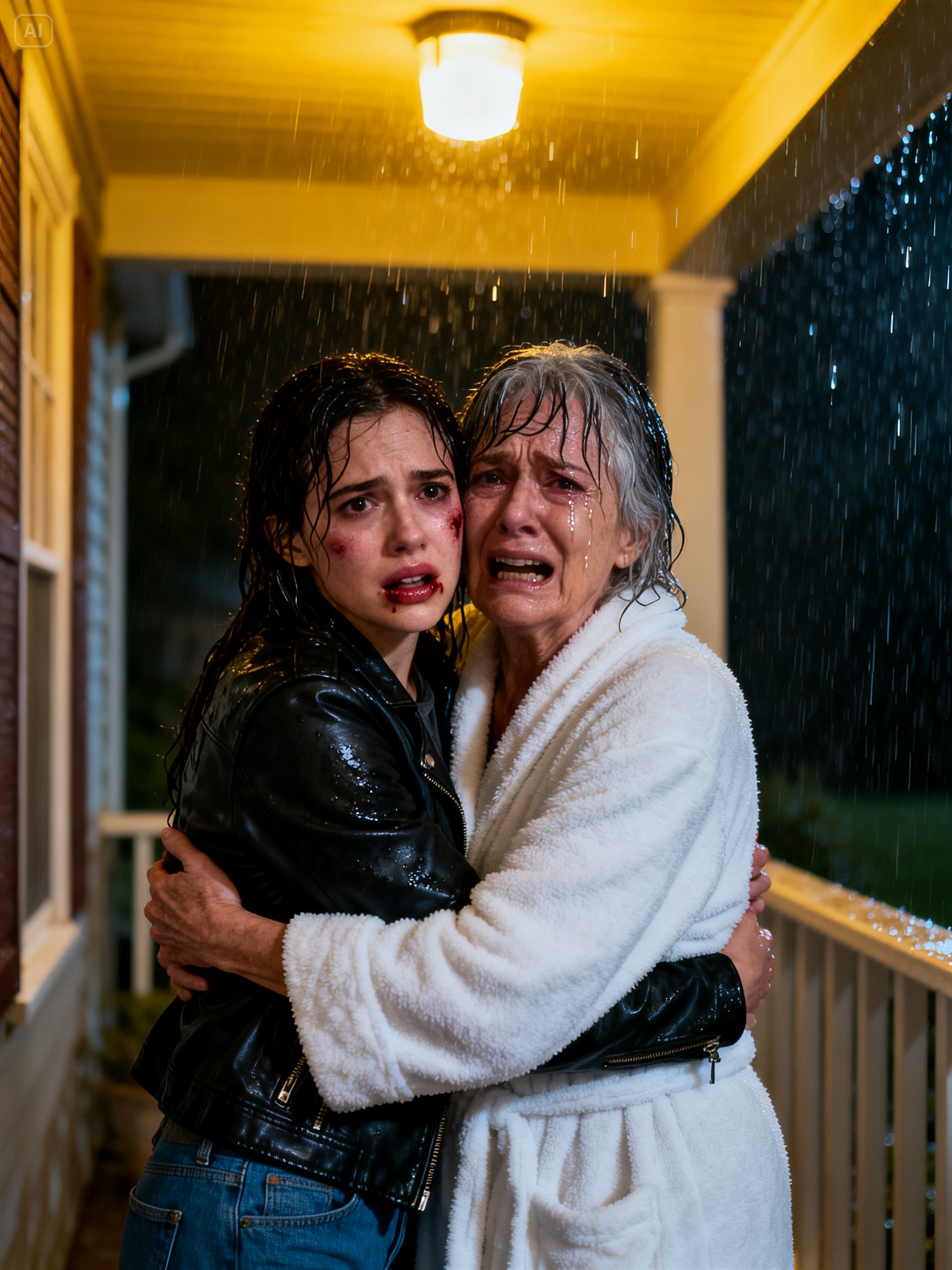 At 2 a.m., my sister banged on my door—terrified, with a broken rib—begging for help before collapsing in my arms.