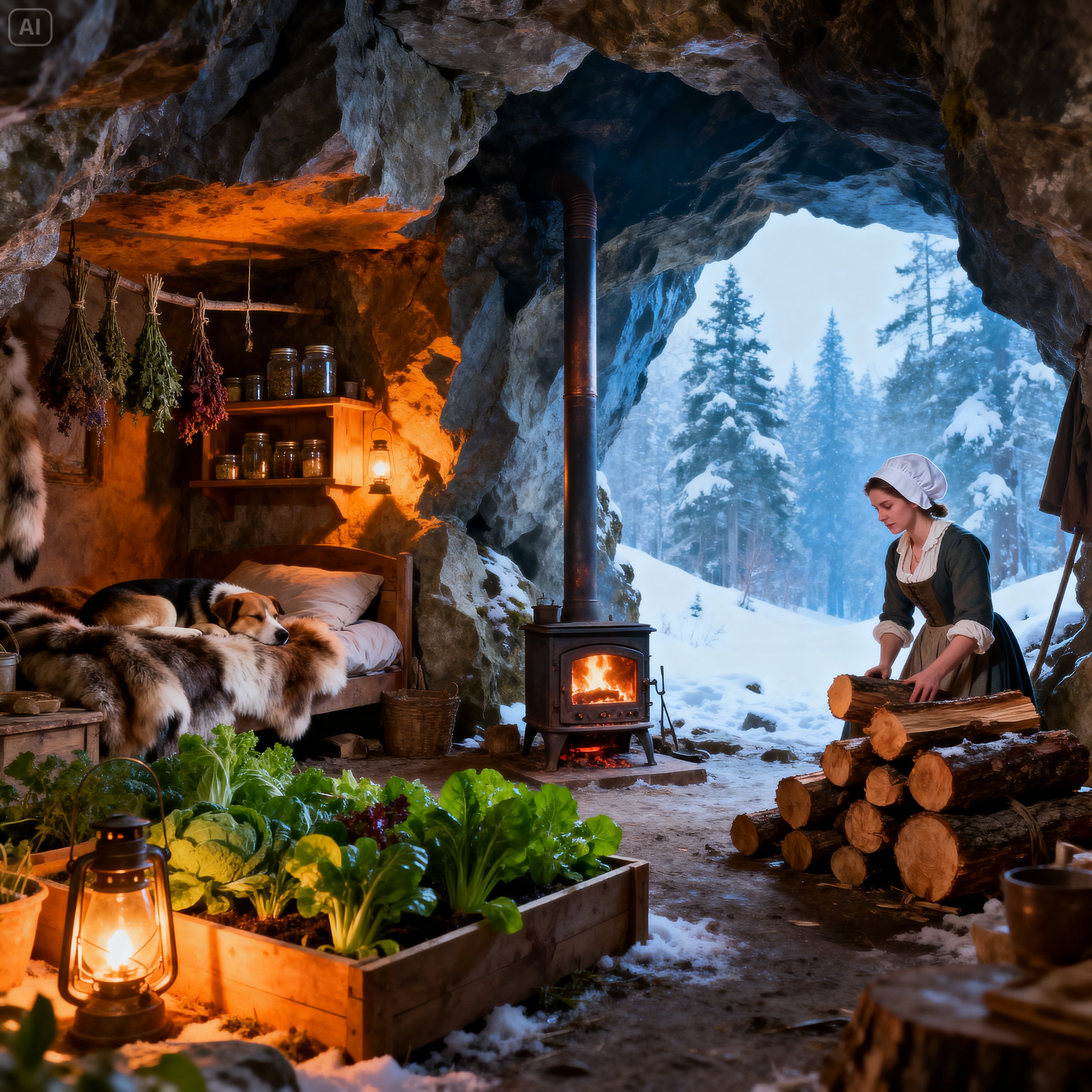 “THEY LAUGHED AT THE CAVE THEY GAVE HIM” — THEN IT SNOWED UP TO 8 FEET AND THEY NEEDED IT.