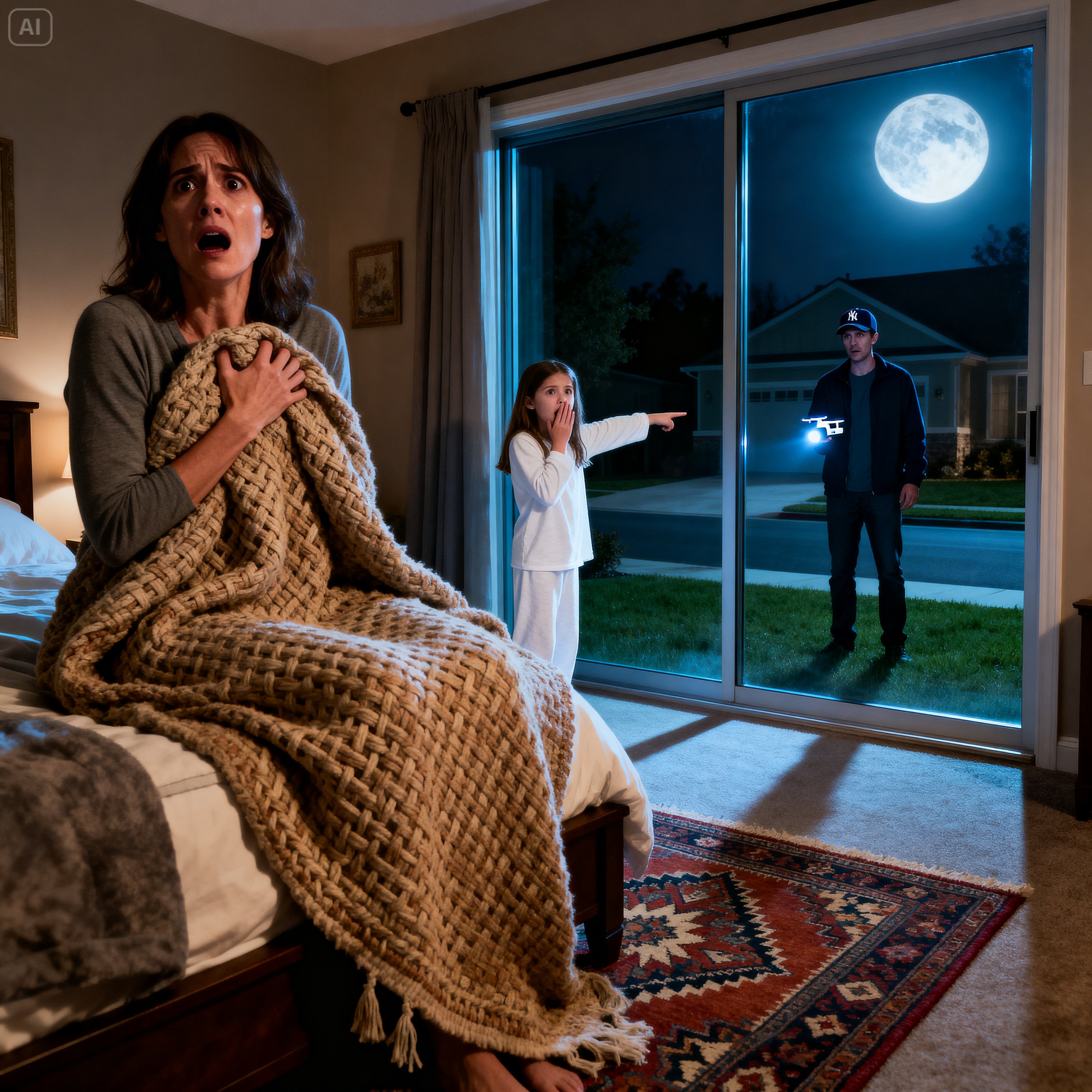 After my divorce, I moved into a new house with my 10-year-old daughter. A few days later, she said, “Mom, I don’t think we should stay here.” When I asked her why, she whispered, “I don’t know… but we have to leave. Soon.” I didn’t think much of it. But that night, she shook me awake and said, “Mom… look out the window.”