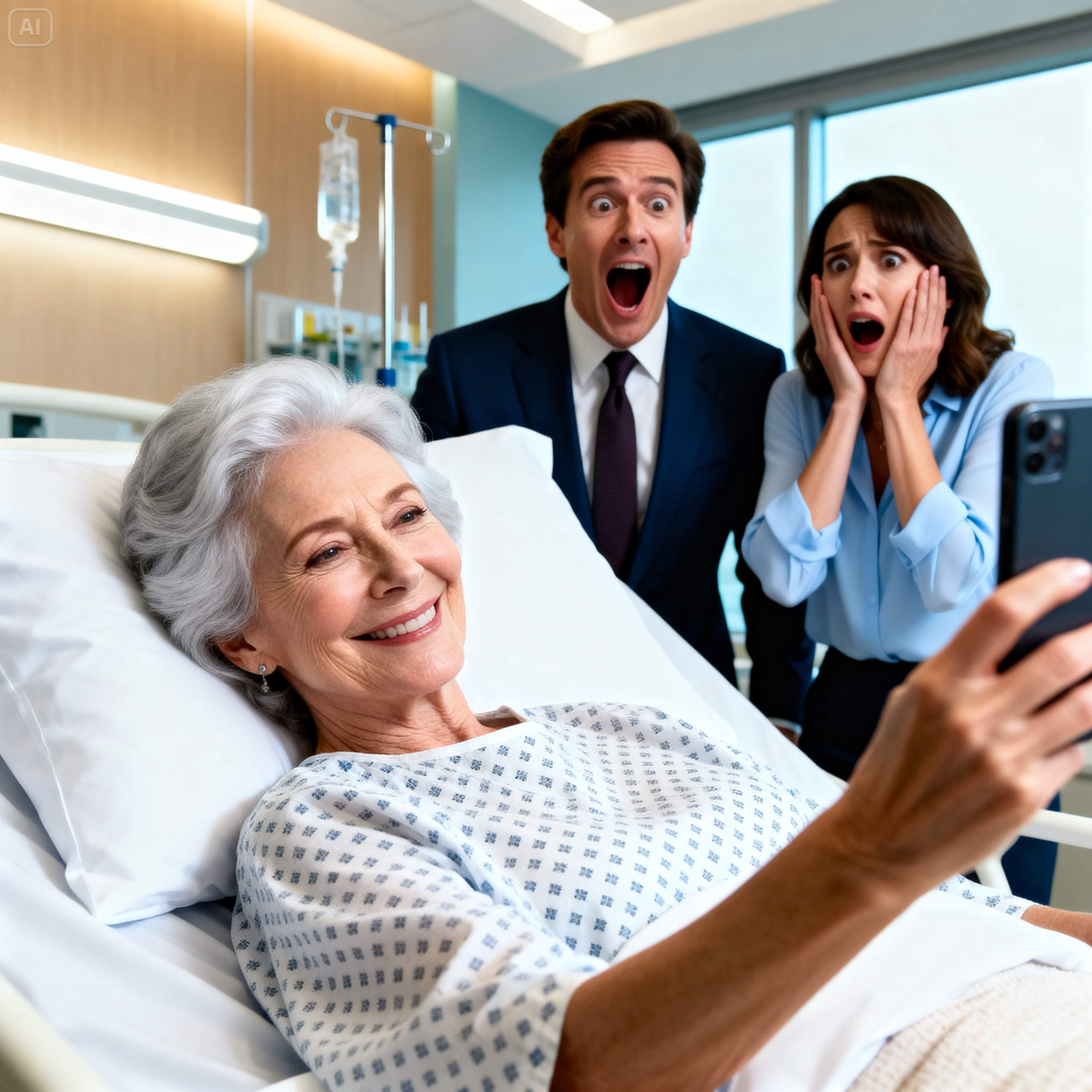 I was lying in a hospital bed, bruised and barely able to move, when my son looked me in the eye and said: “Mom, we can’t take care of you. Our vacation comes first.” I smiled, hired a private nurse, and canceled the $6,000 I sent them every month. Hours later, my phone showed 87 missed calls. That was when they realized that, after all, I wasn’t the helpless one…