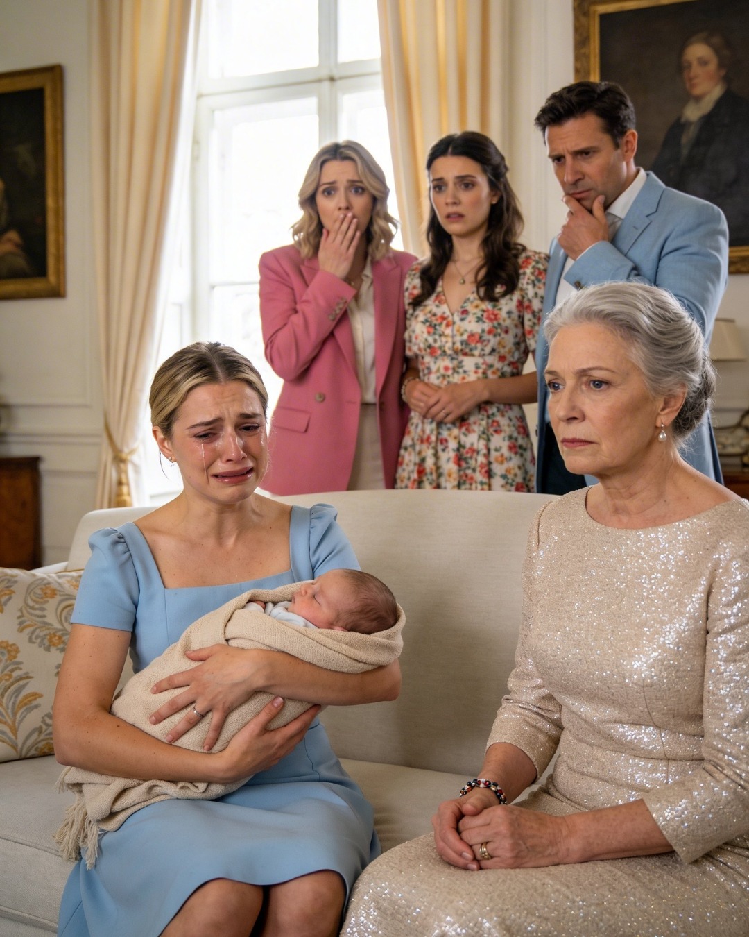 Everyone laughed when my mother-in-law tried to put a cat collar on my newborn and said, “She’s the stray kitten my son brought home,” but I recorded everything… and that video changed our lives forever.