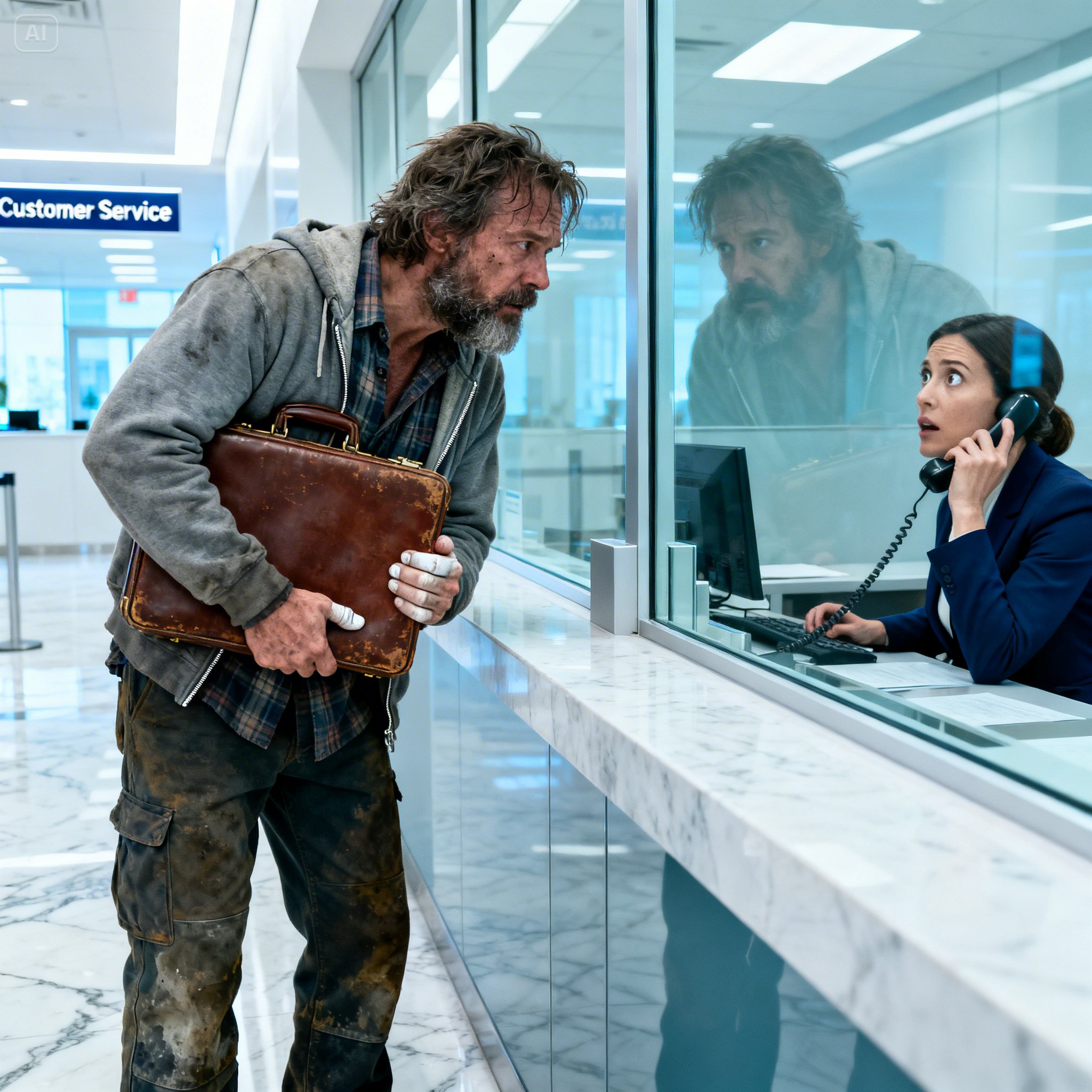 I went to my own bank in my oldest clothes to withdraw $800,000 in cash. I wanted to test my secretary.