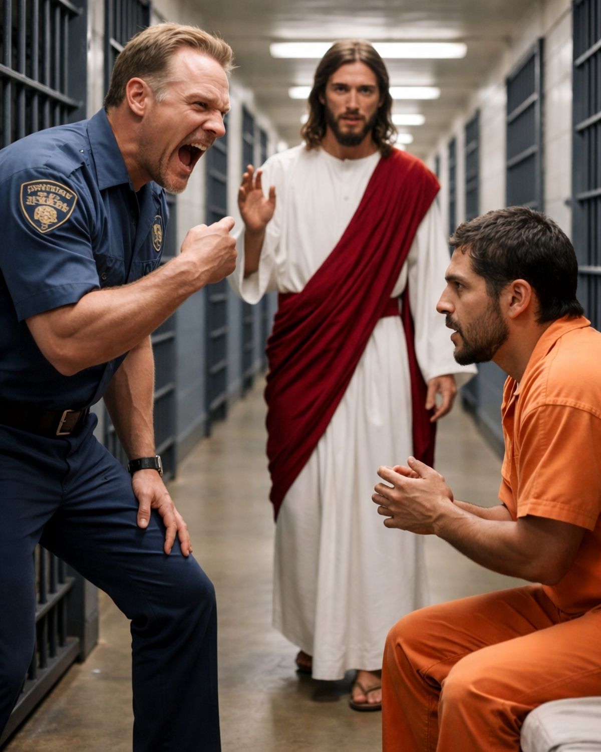 A GUARD SAID GOD ISN’T REAL… JESUS APPEARED TO HIM IN PRISON