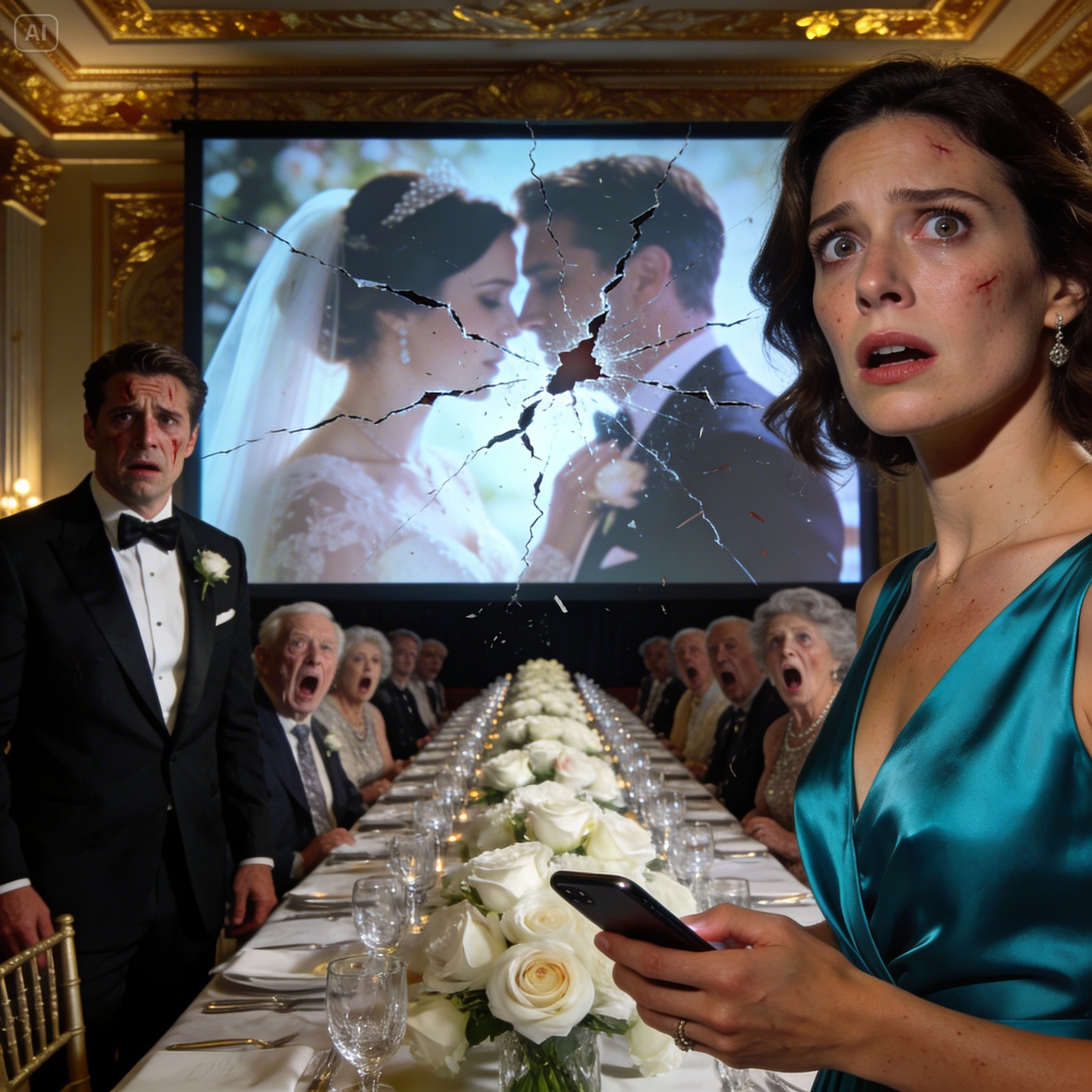 At my sister’s wedding reception, the giant screen turned on and transformed my life into a spectacle: infertile, divorced, failure, penniless, alone.
