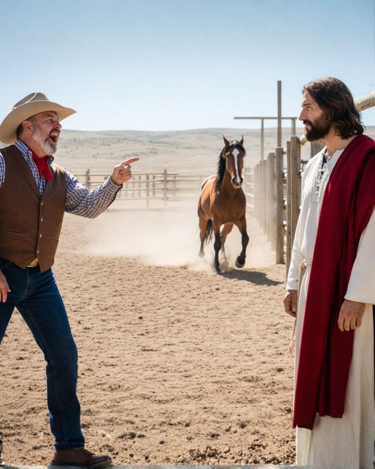 “I’LL GIVE YOU MY RANCH IF YOU TAME THIS WILD HORSE” — THE MILLIONAIRE LAUGHED, BUT IT WAS JESUS IN DISGUISE