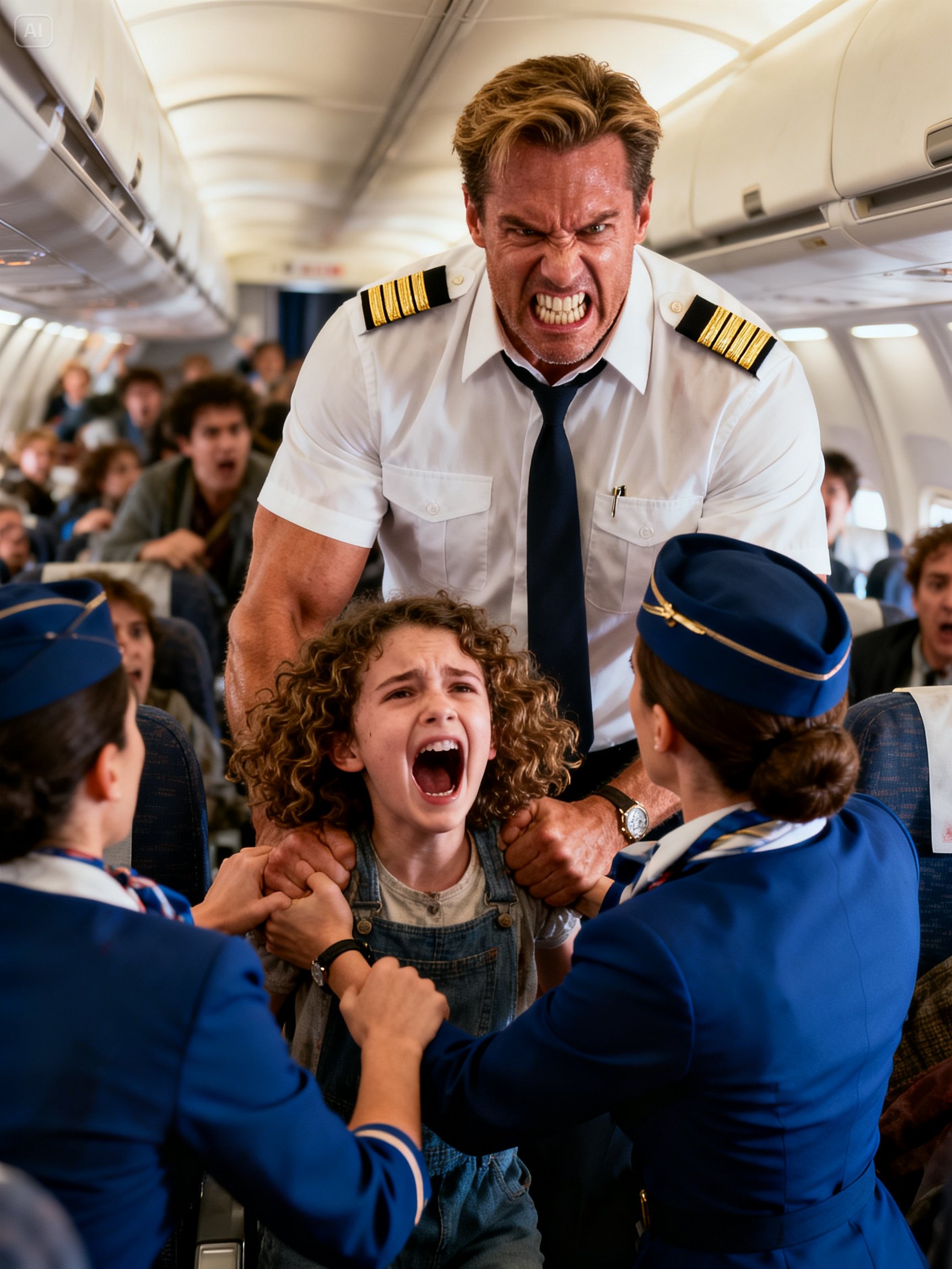 She screamed for help… but the man who stepped out of the cockpit changed everything.