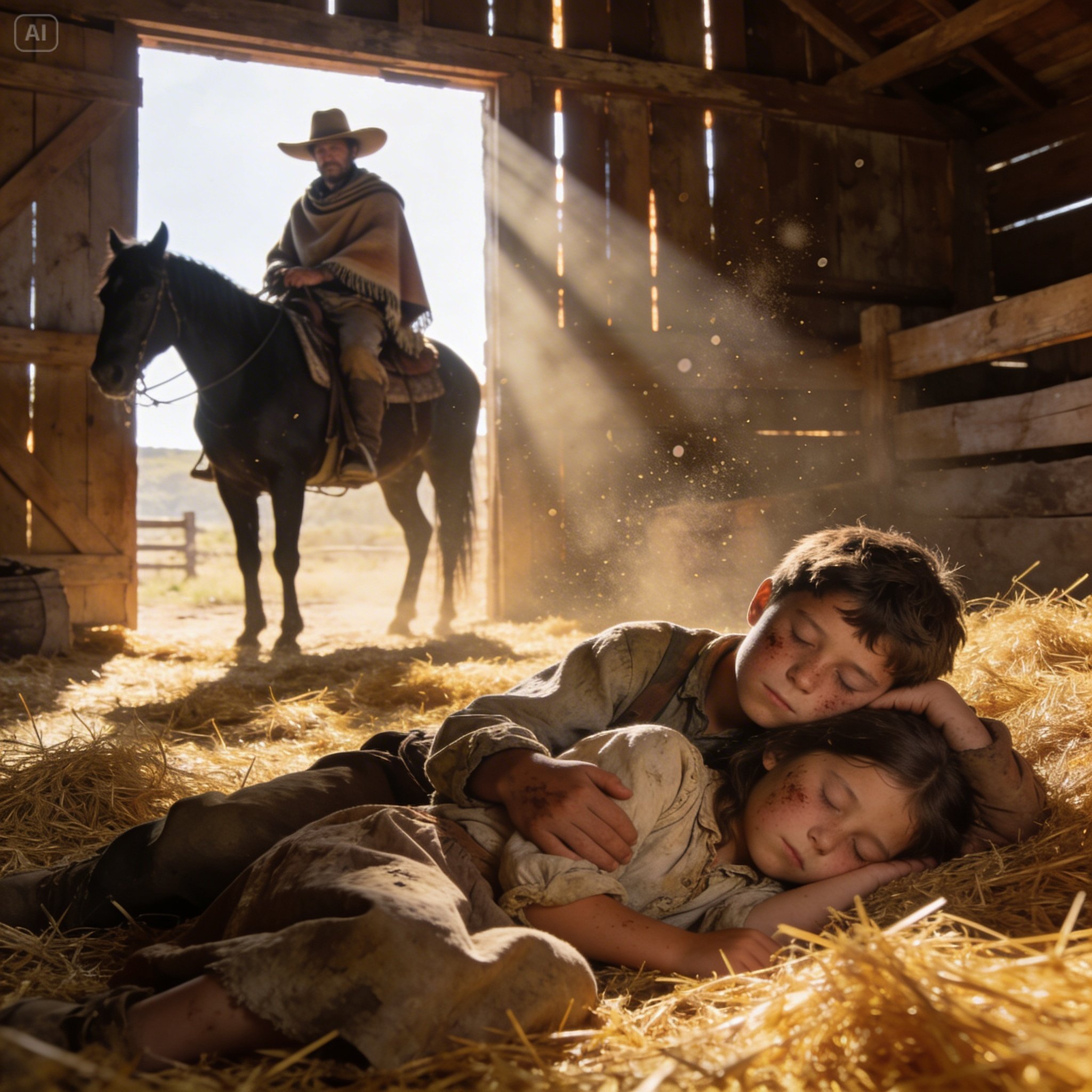 A Widowed Farmer Rescued Two Lone Children…