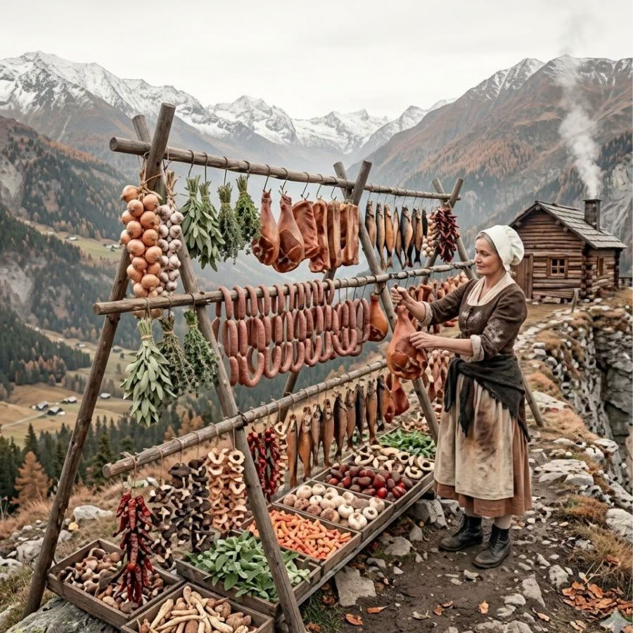 THEY MOCKED THE WIDOW FOR DRYING FOOD ALL SUMMER LONG; THEN, THE VALLEY WAS CUT OFF.