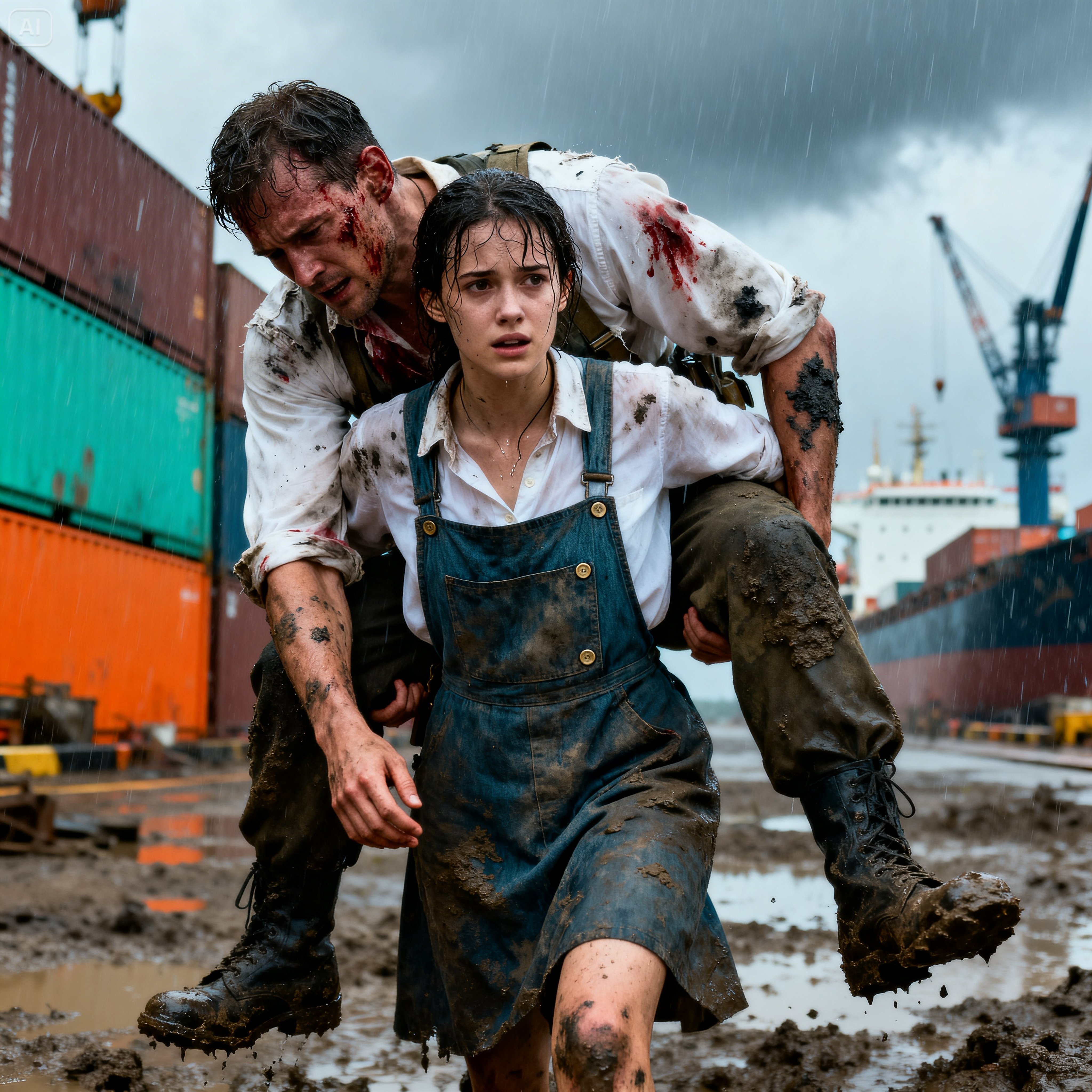 A maid carried the injured son of a mob boss in the middle of a storm; by the next morning, her life had changed completely.