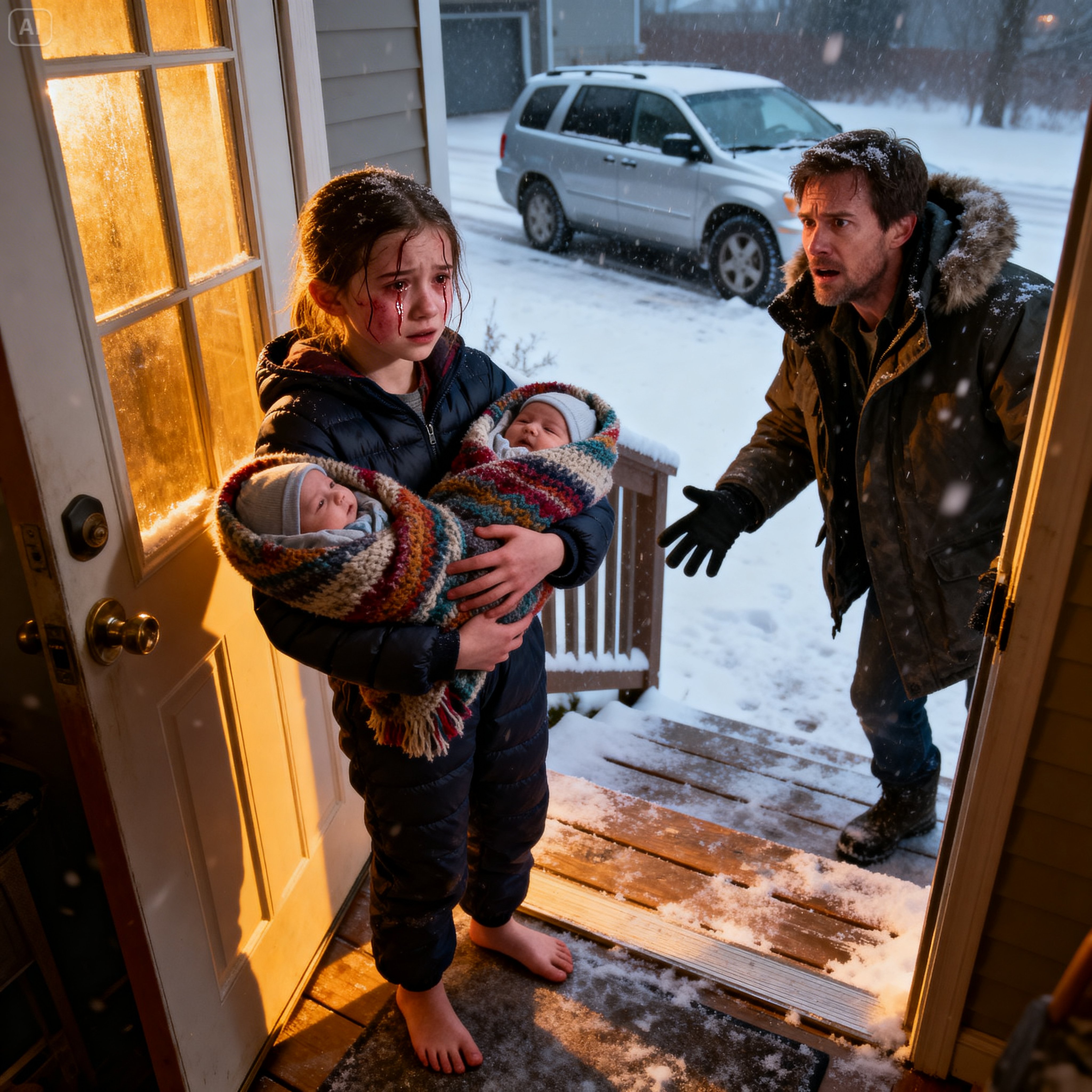 The night my mother died in the middle of a blizzard, she shoved a silver bracelet into my frozen hand, pointed to a house I had never seen, and whispered: “If your father finds you first, run”; twelve years later, when the court erased his name from my birth certificate, my uncle opened her last deleted letter and turned pale as he read one line: “There is something about Emma they never told you”… so, what truth was worth leaving me barefoot in the snow?