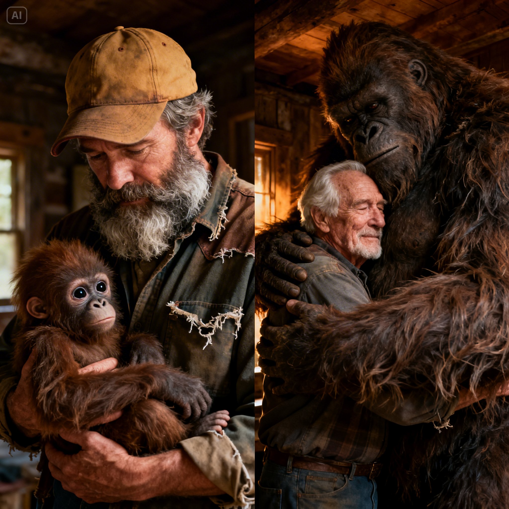 For years, he raised a baby Bigfoot in his home. Ten years later, its mother returned in a fury…