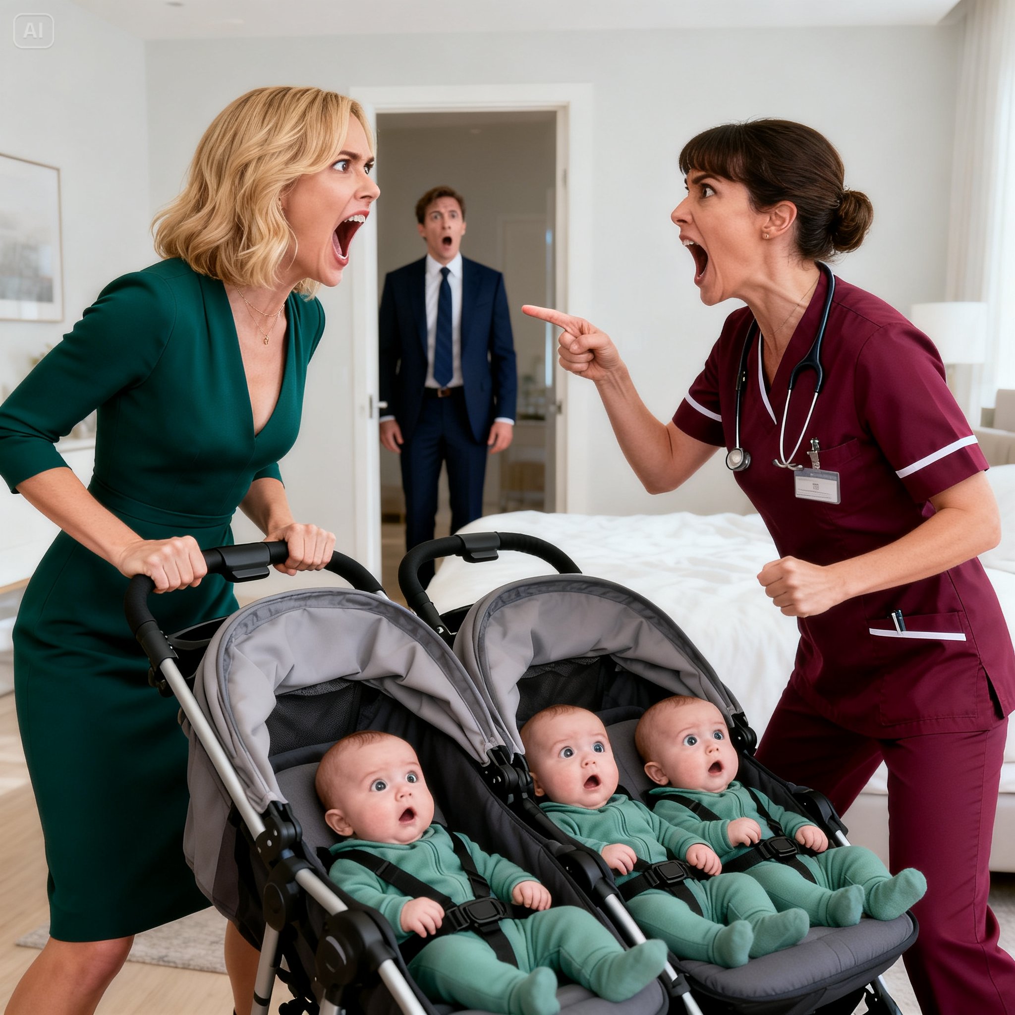 “The Widowed Millionaire Tests His Fiancée’s Love for His Triplets… But What He Discovers Changes Everything.”