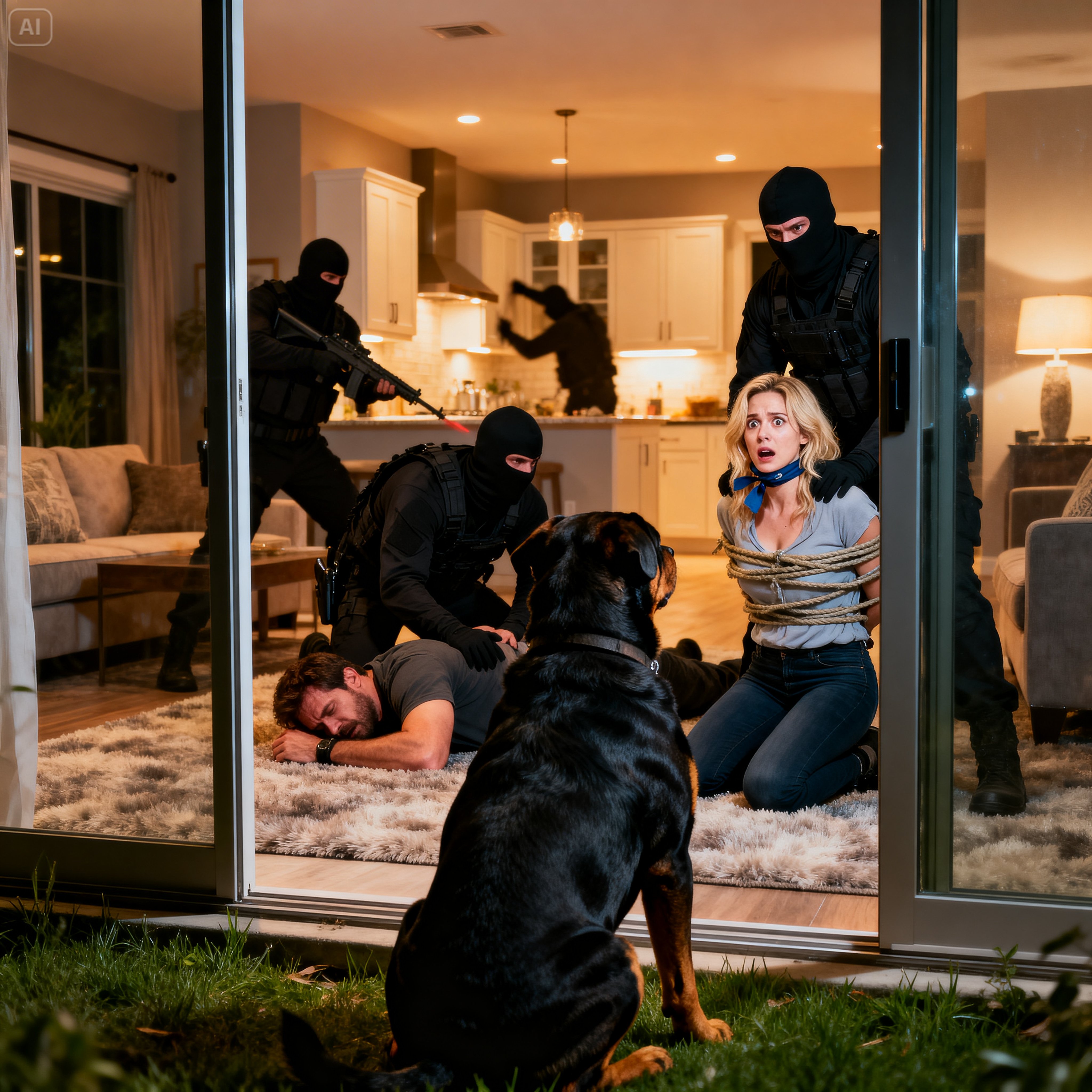 They chained him in the yard without food — On the day of the robbery, the dog made a decision that froze their blood…