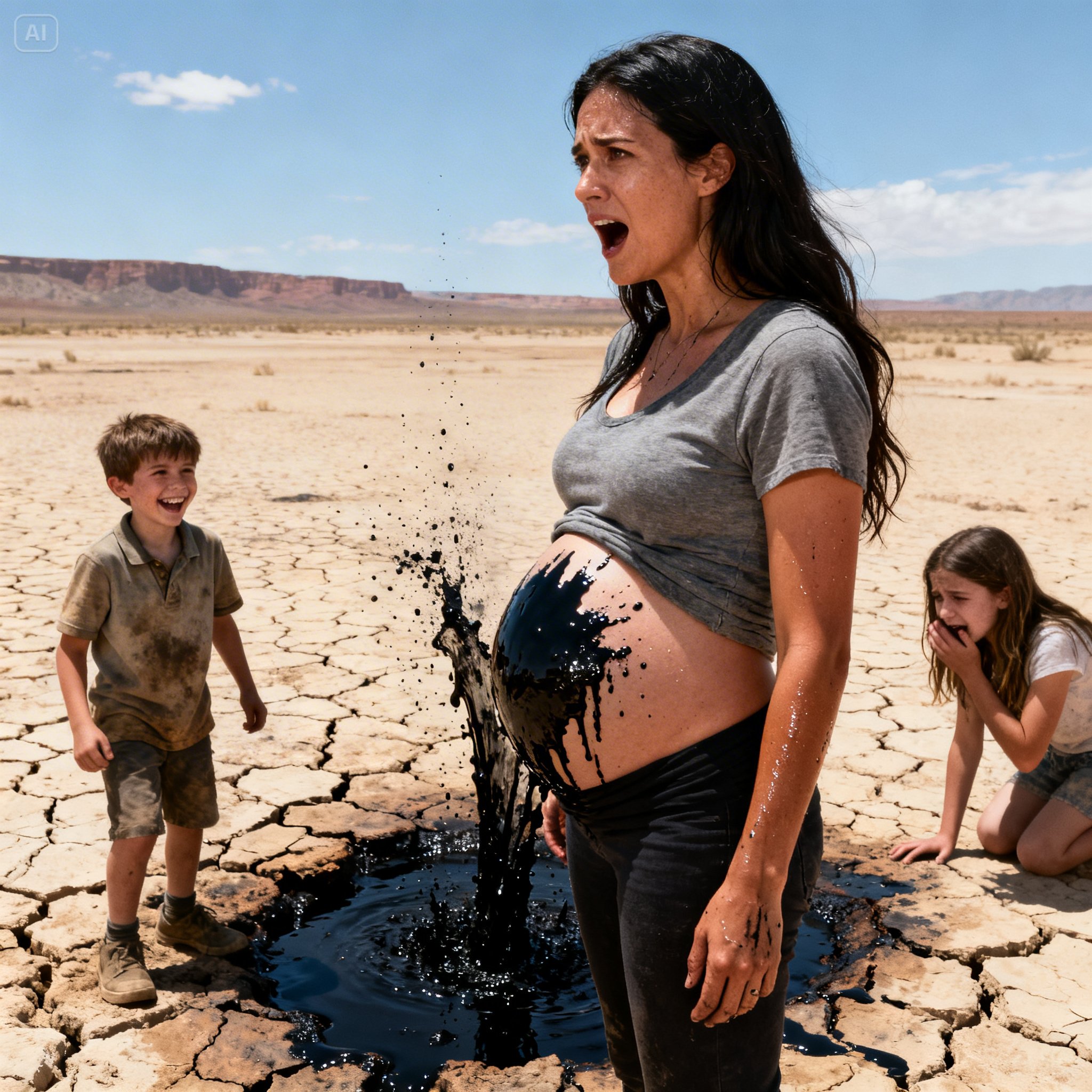 “The widow bought the desert land that everyone avoided… and when she decided to dig it with her own hands, something from below began to respond to her.”