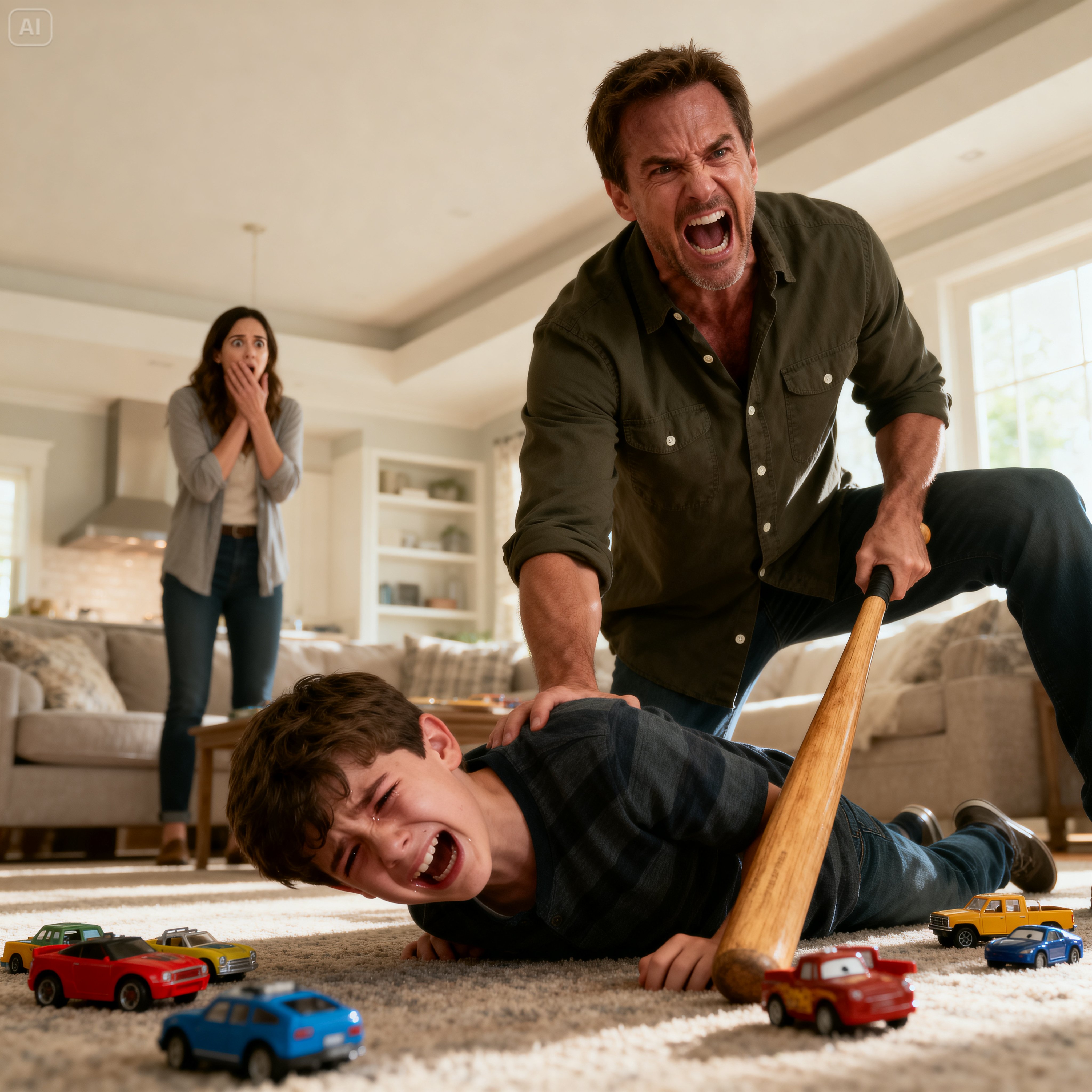 “My four-year-old son called me at work, crying: ‘Dad, Mom’s boyfriend hit me with a baseball bat.’ I was 20 minutes away… so I called the only person who could get there faster.”
