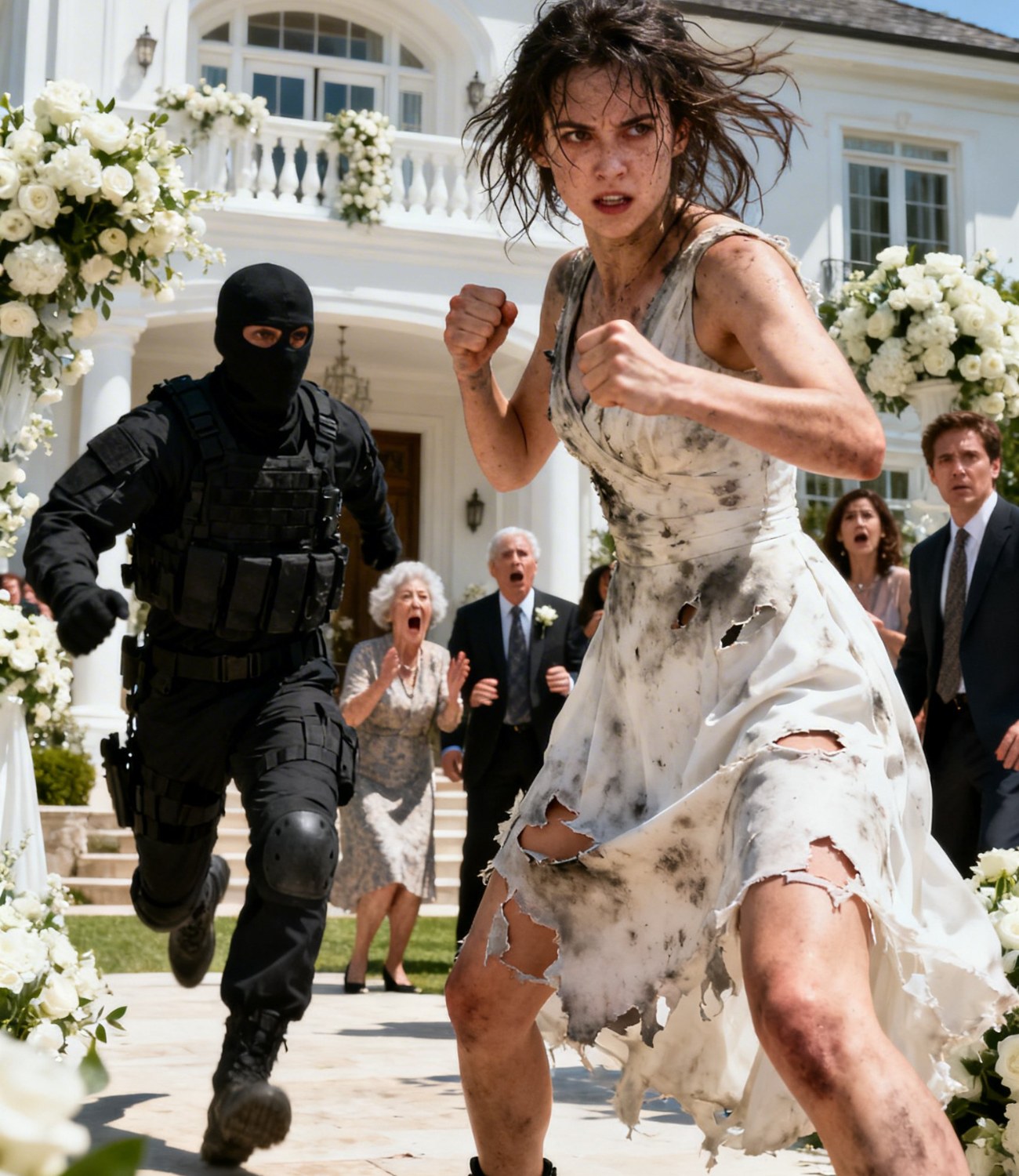 They mocked the billionaire’s fiancée, and the attack on their wedding revealed her secret.