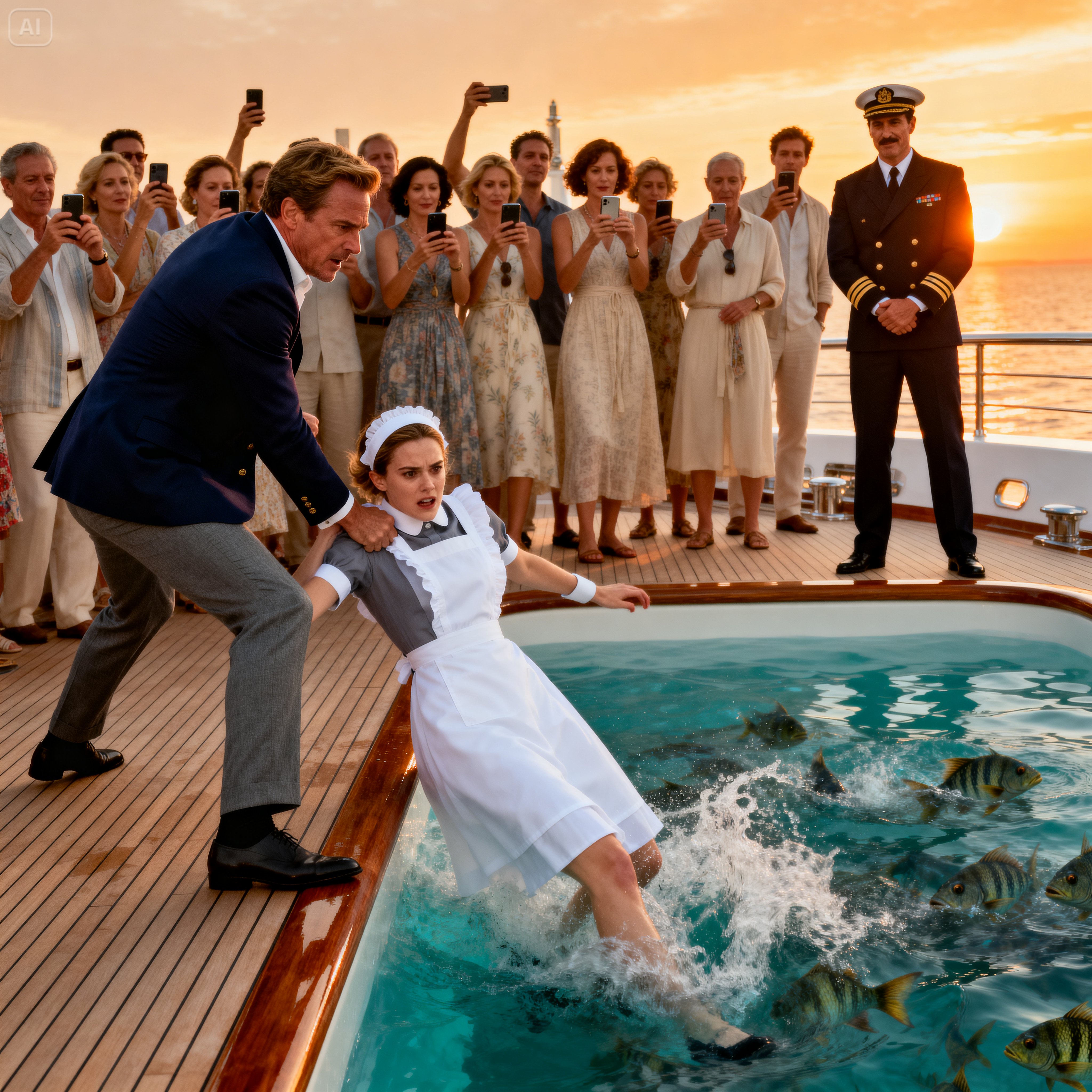 Billionaire Pushed Maid Into Piranhas — Until She Revealed She’s an Undercover CIA Operative