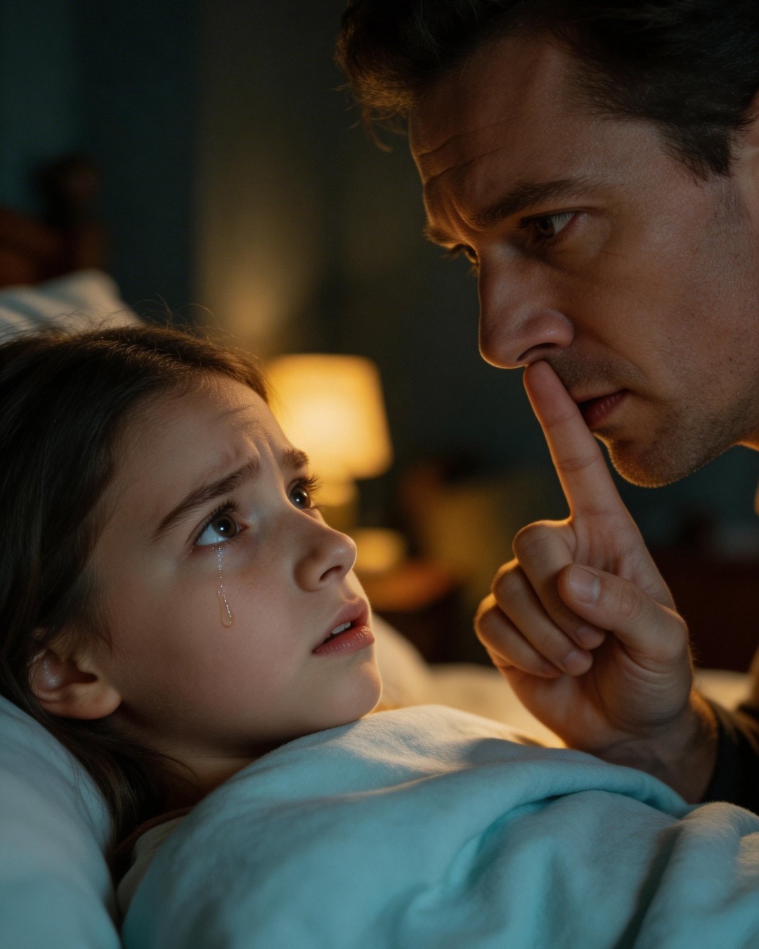 “Dad… my back hurts so much and I can’t sleep. Mom said I shouldn’t tell you.”