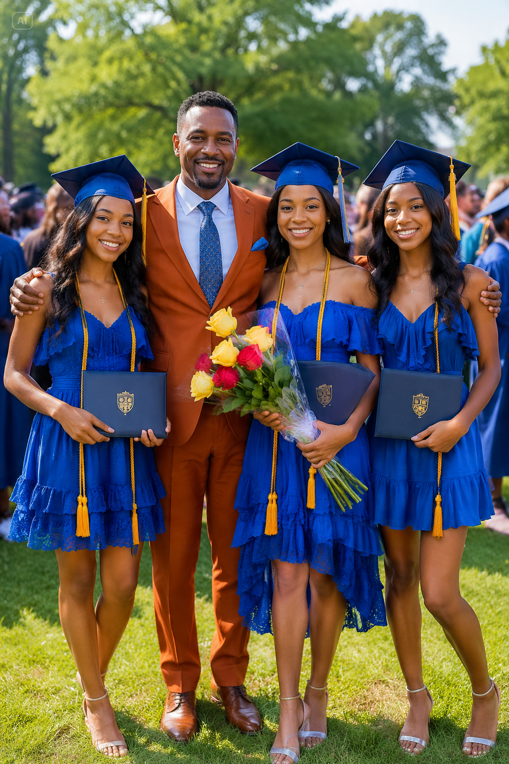 He Raised His 3 Nieces For 22 Years… But At Their Graduation, They Revealed A Letter That Made Him Fall To His Knees